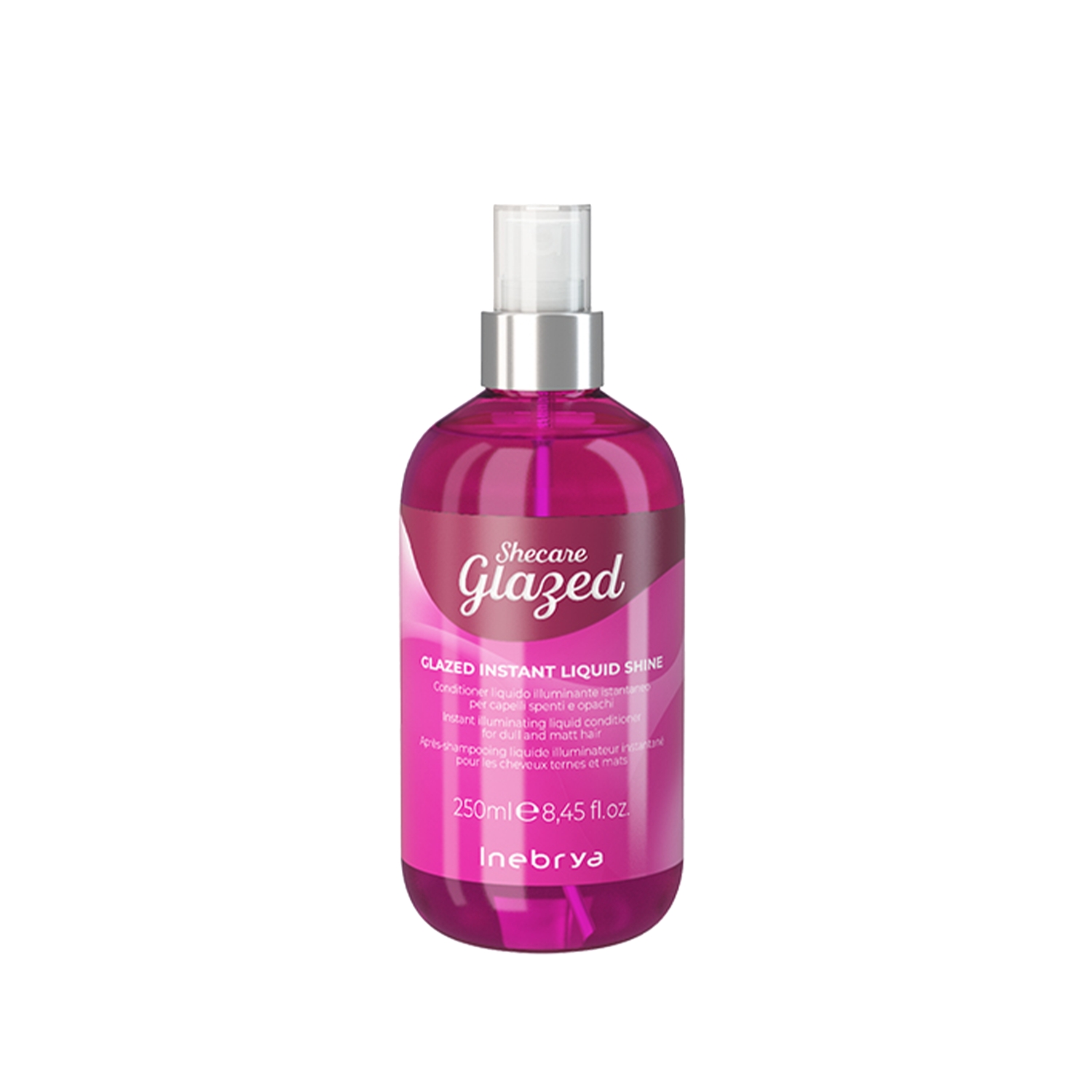 Inebrya Shecare Glazed Instant Liquid Shine Donuk Saçlar İçin Aydınlatıcı Sıvı Saç Kremi 250 ml