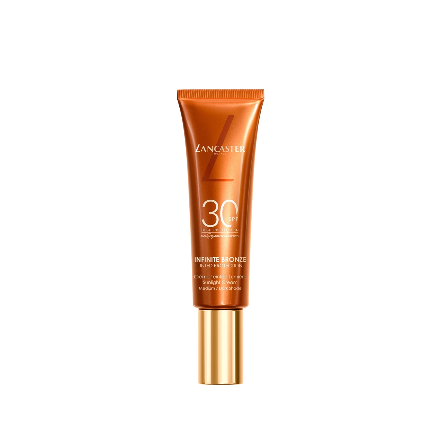 Lancaster Infinite Bronze Spf30 Renkli Güneş Koruyucu Medium Dark Ton 50 ml