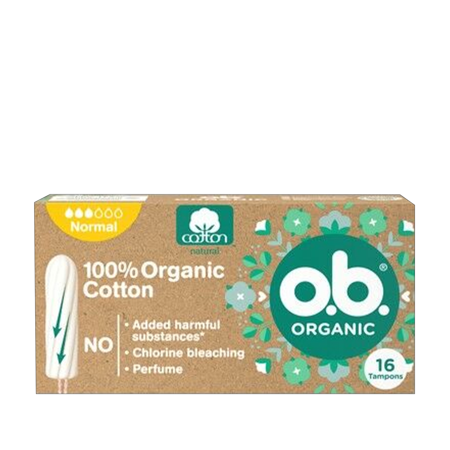 o.b Organic Tampon Normal 16 Adet