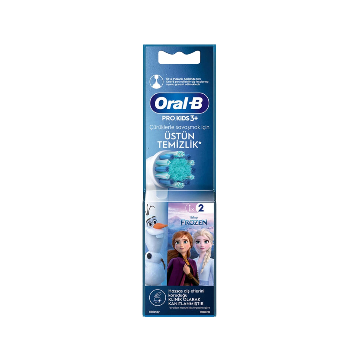 Oral-B Pro Kids Frozen Şarjlı Diş Fırçası Yedek Başlığı 2 Adet