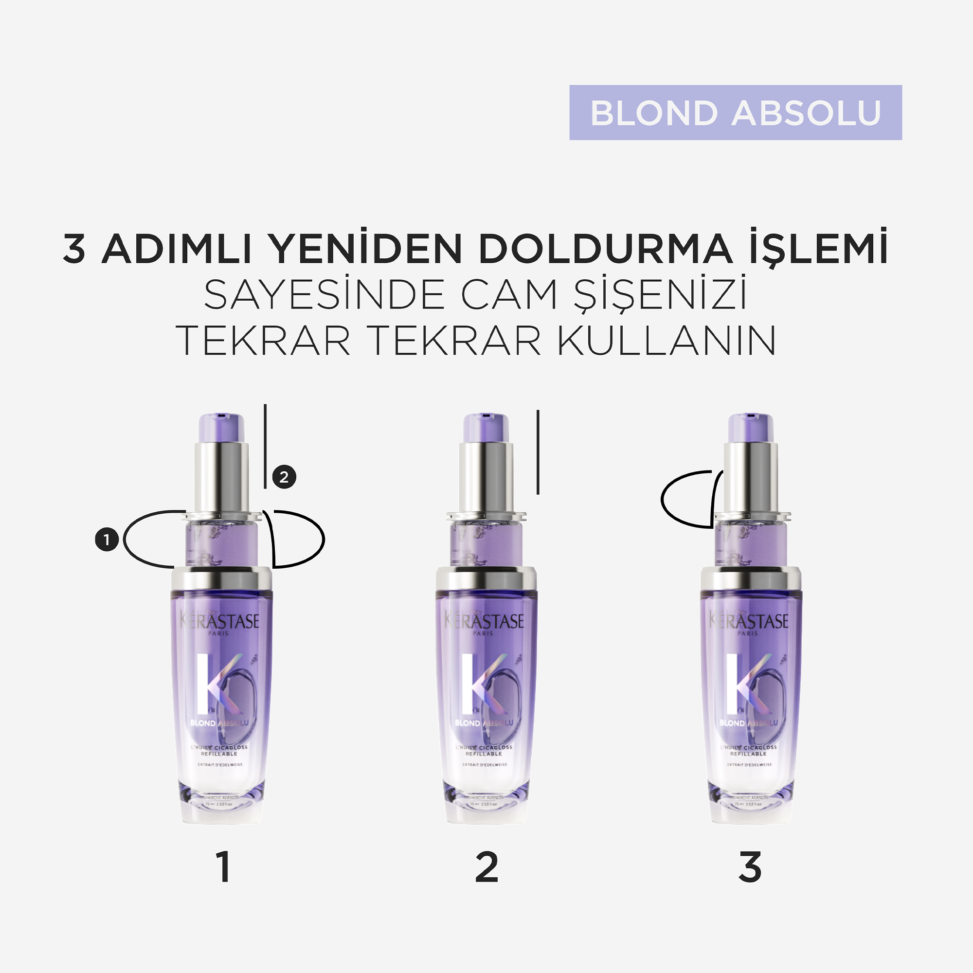 Kerastase Blond Absolu L'Huile Cicagloss Yeniden Doldurulabilir