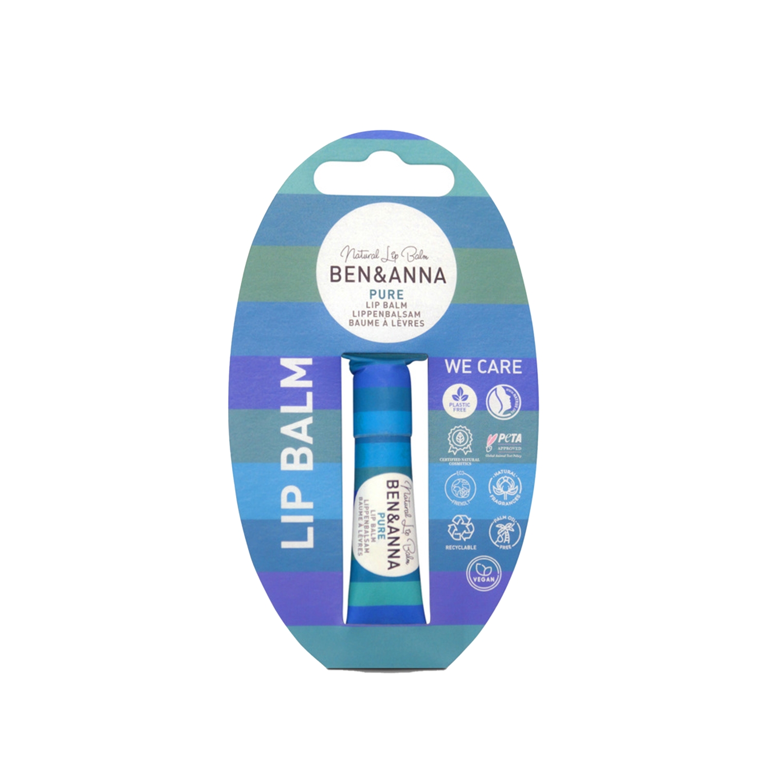 BEN & ANNA Doğal Lip Balm Pure 6 g