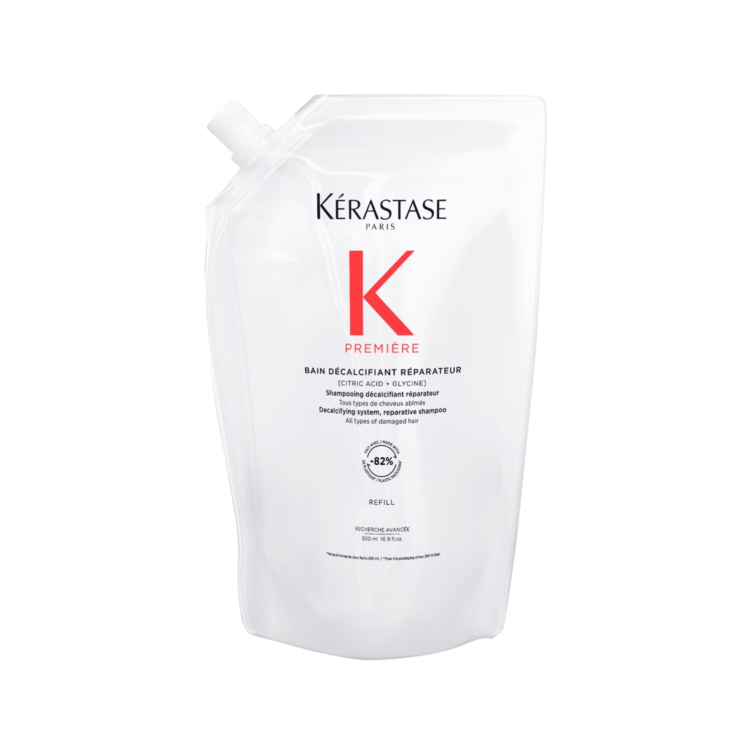 Kerastase Premiere Bain Decalcifiant Reparateur Yıpranmış Saçlar için Onarım Sağlayan Şampuan Refill 500 ml