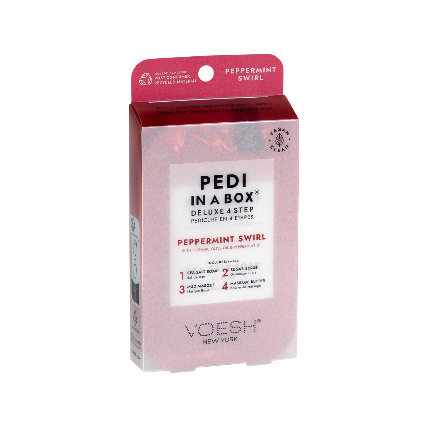 Voesh New York Pedi In A Box Deluxe Pedikür 4 Adımlı Set Nane Şekeri