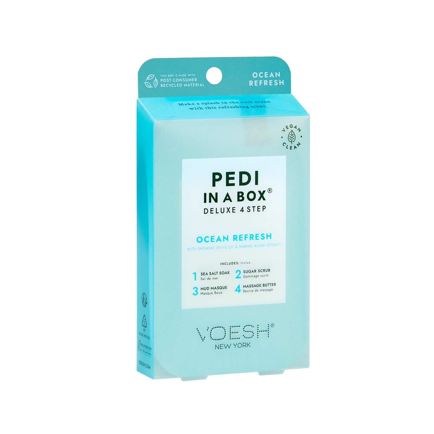 Voesh New York Pedi In A Box Deluxe Pedikür 4 Adımlı Set Okyanus