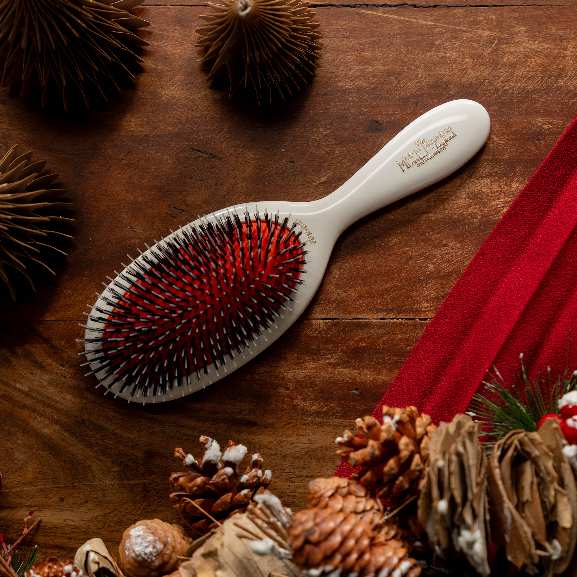 Mason Pearson Handy Bristle Nylon BN3 Ivory Saç Fırçası | Sachane