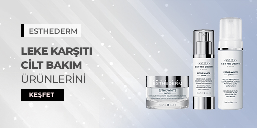 Esthederm cilt leke bakımı ürünleri, koyu lekelerin görünümünü azaltarak cildinizi aydınlatır.