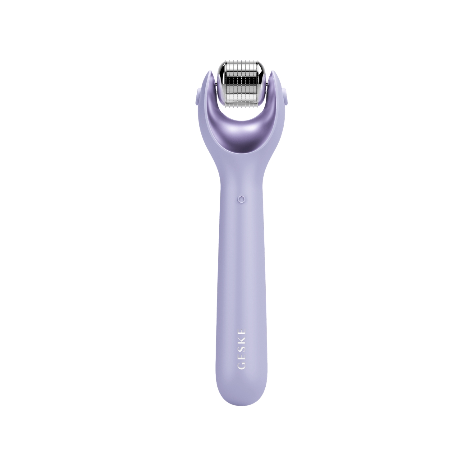 Geske Mikro İğneli Buz Başlığı Pembe Kuvars Başlıklı Dermaroller Cihaz MicroNeedle Face Roller Mor