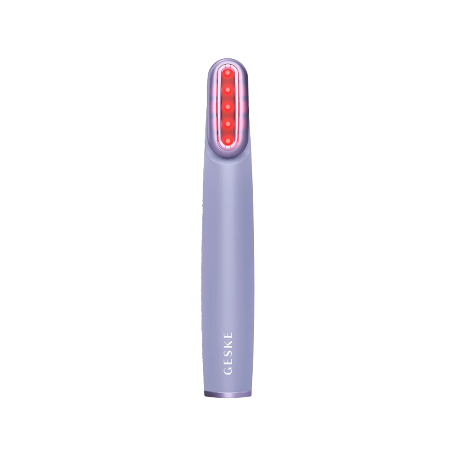 Geske Titreşimli Döner Başlıklı Led Terapili Cilt Sıkılaştırıcı Yüz Bakım Cihazı Rotatable Head Skin Firming Wand Mor