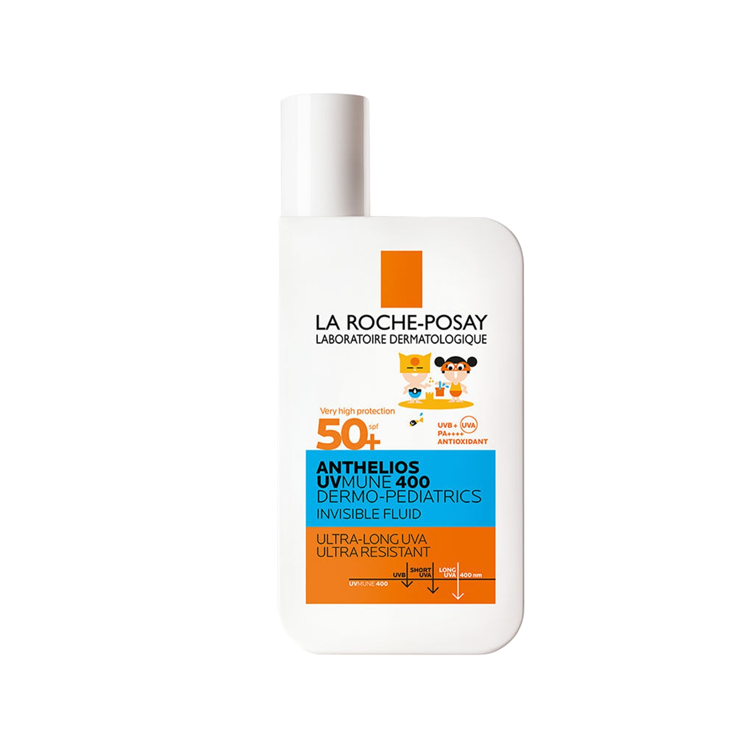 La Roche-Posay Anthelios Uvmune 400 Dermo Pediatrics Invisible Fluid Spf 50+ Çocuk Güneş Kremi 50 ml