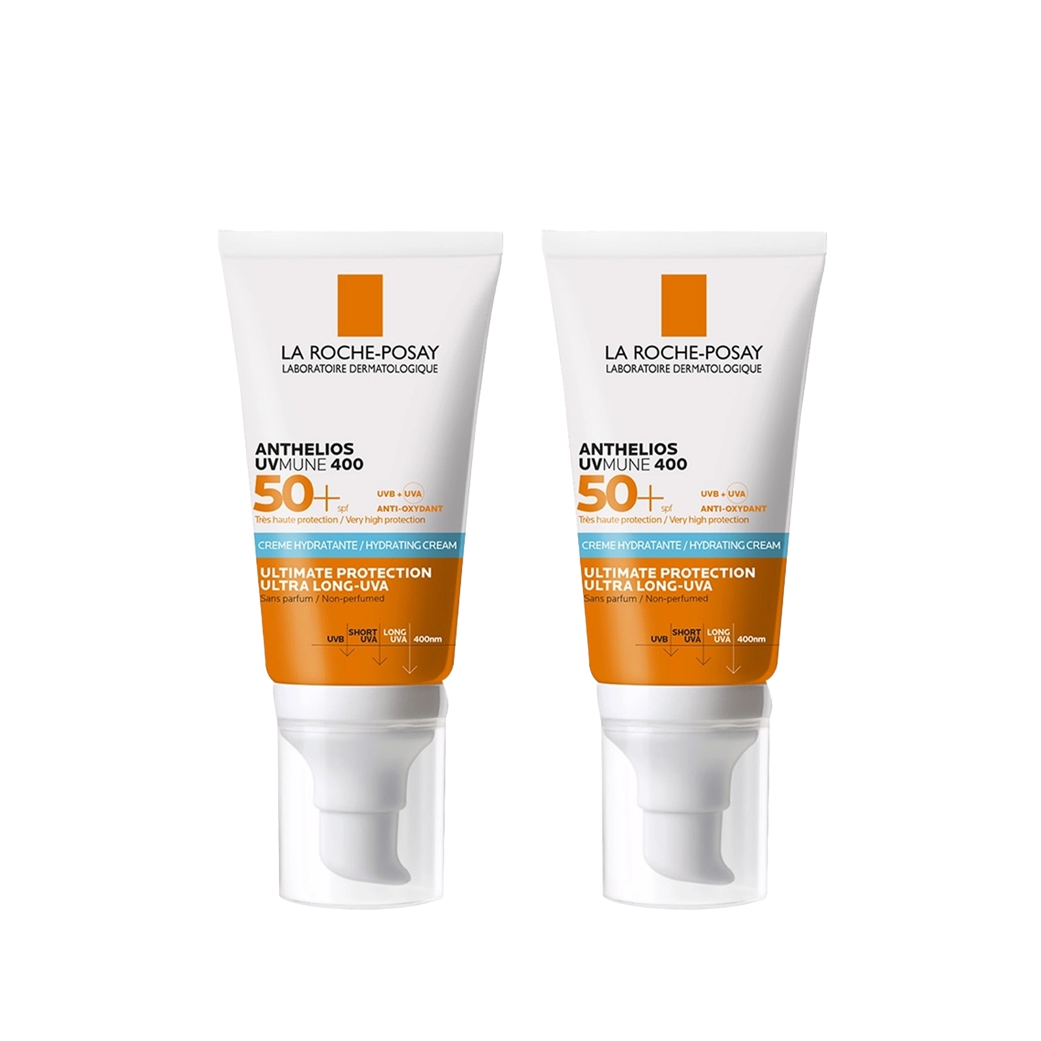 La Roche-Posay Anthelios UVMune SPF 50+ Nemlendirici Güneş Kremi 50 ml 2 Adet