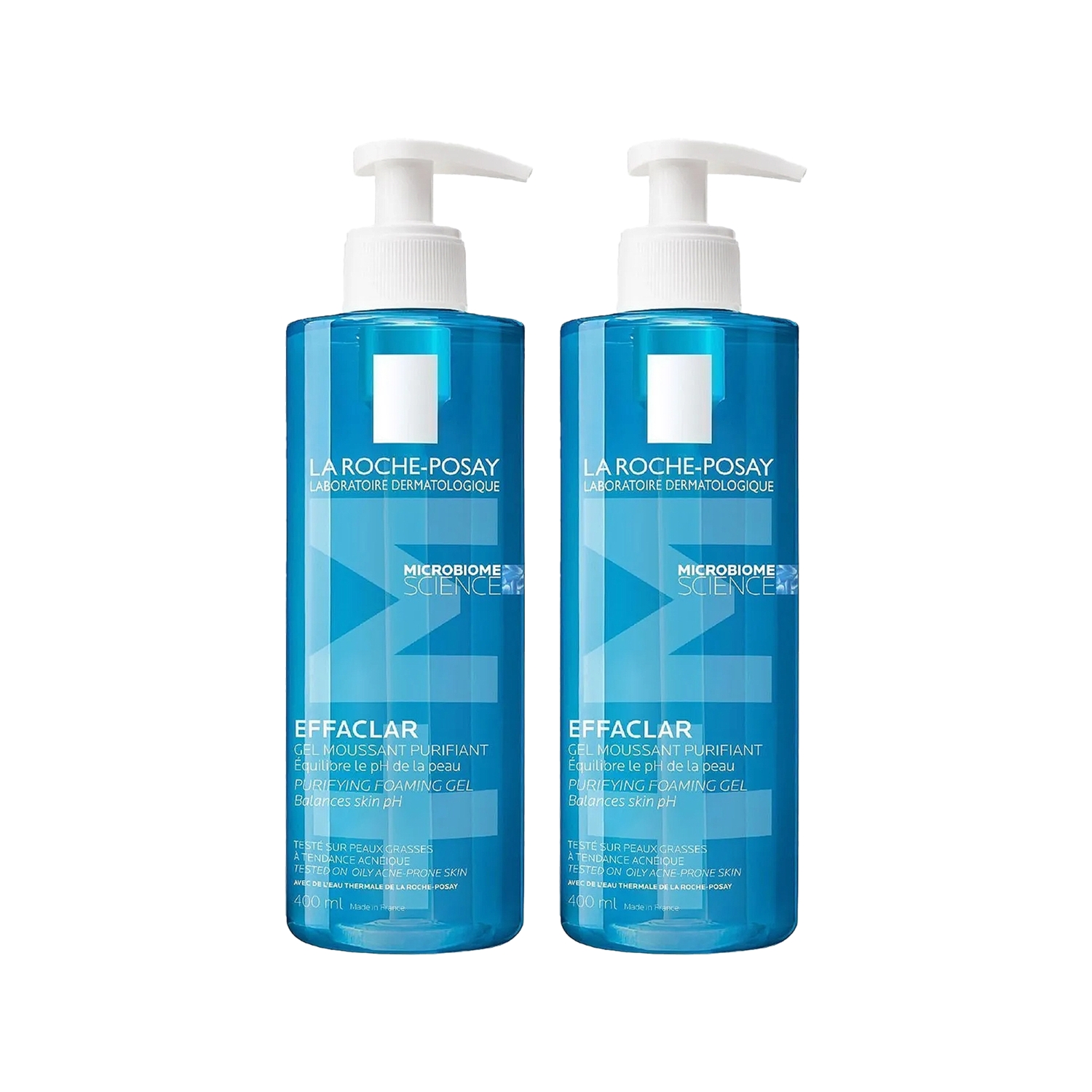 La Roche-Posay Effaclar Gel Yüz Temizleme Jeli 400 ml 2 Adet