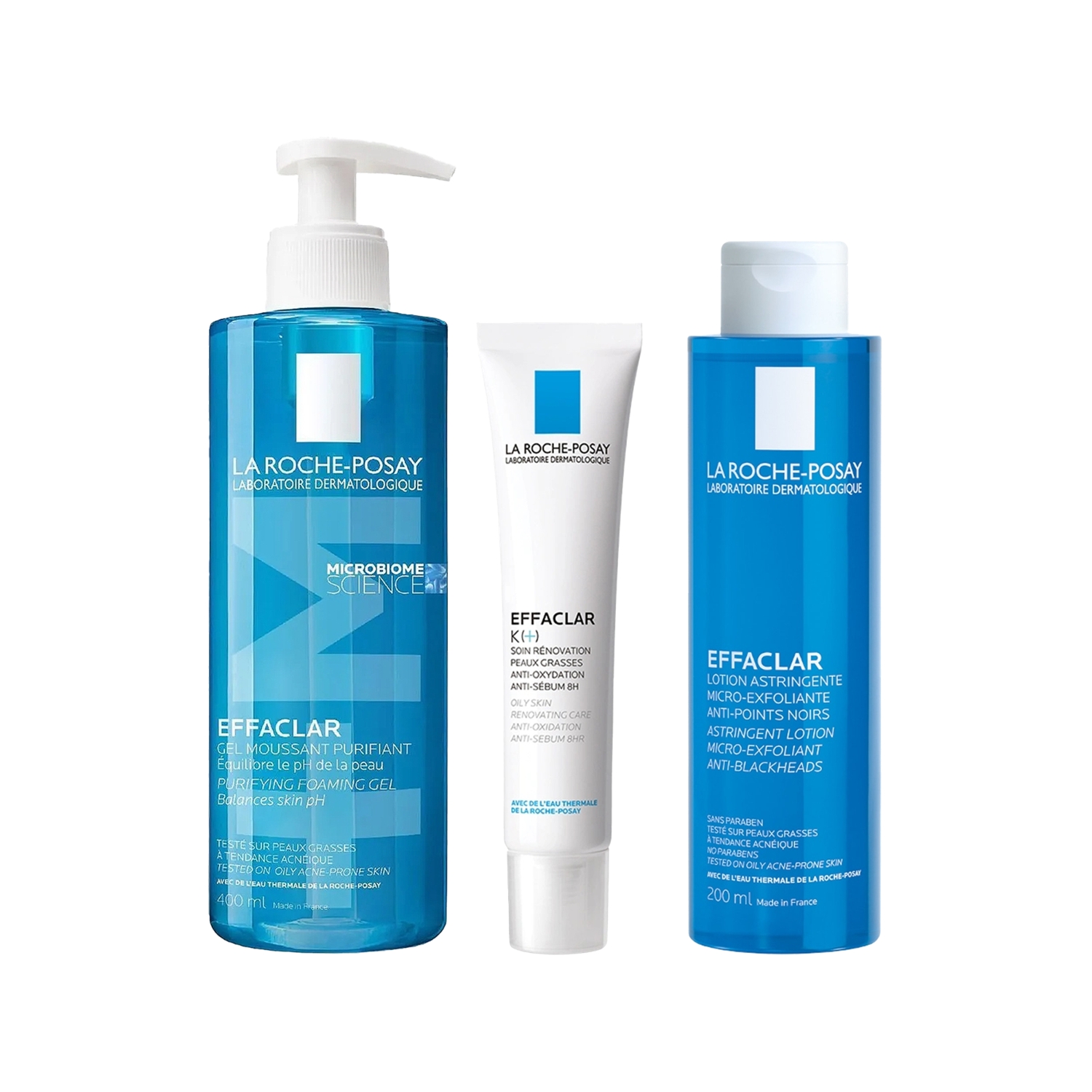 La Roche-Posay Effaclar Yağlı Ciltler için Pürüzsüzleştirici Siyah Nokta Karşıtı Bakım Seti