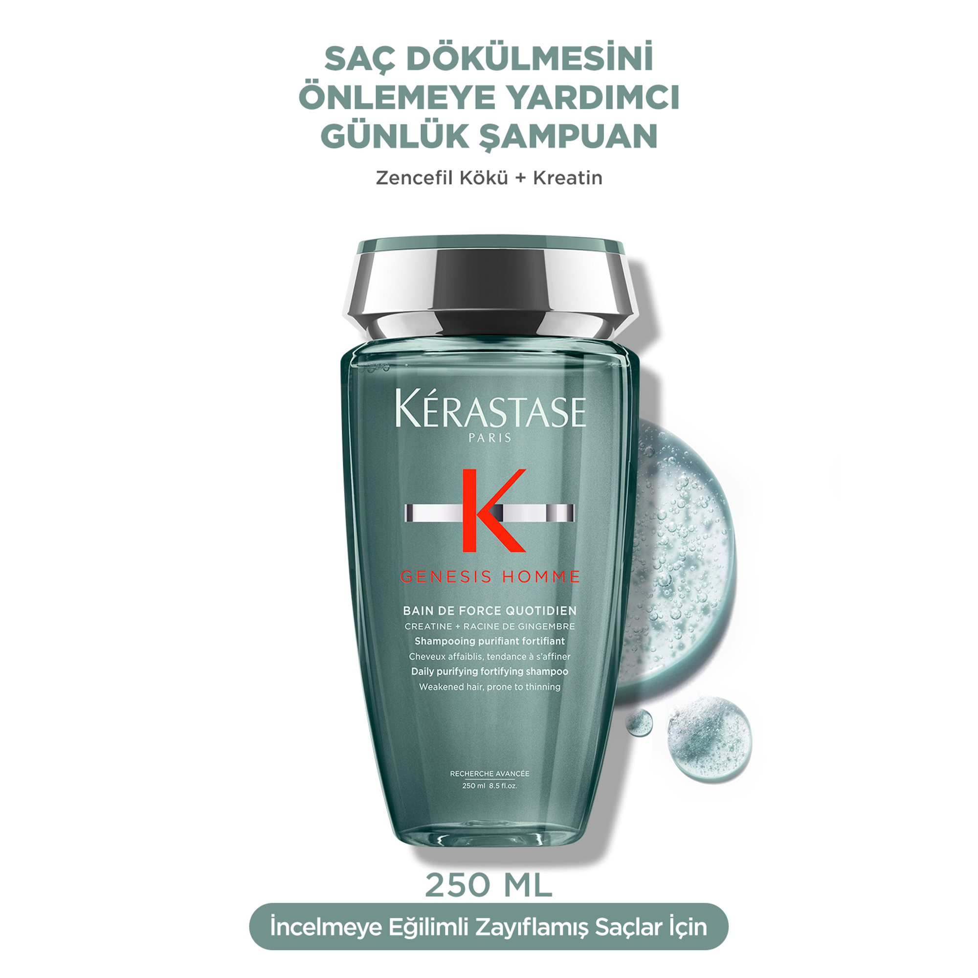 Kerastase Genesis Homme Bain de Force Quotidien Güçlendirici