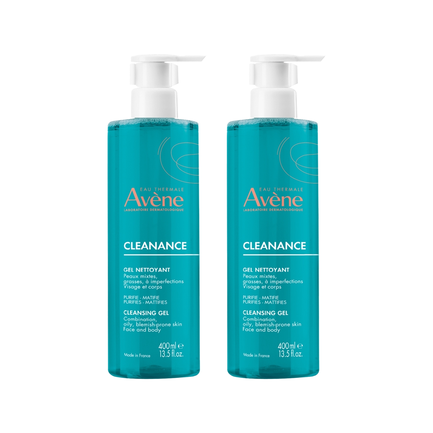 Avene Cleanance Gel Nettoyant Yüz Temizleme Jeli 400 ml 2 Adet