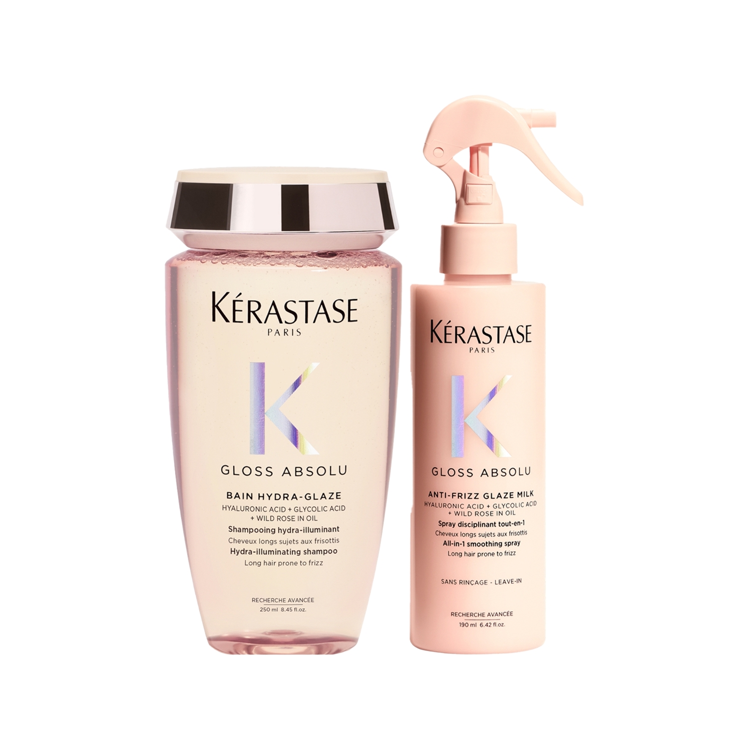 Kerastase Gloss Absolu Elektriklenmeye Eğilimli Saçlar için Parlaklık Veren 2'li Set