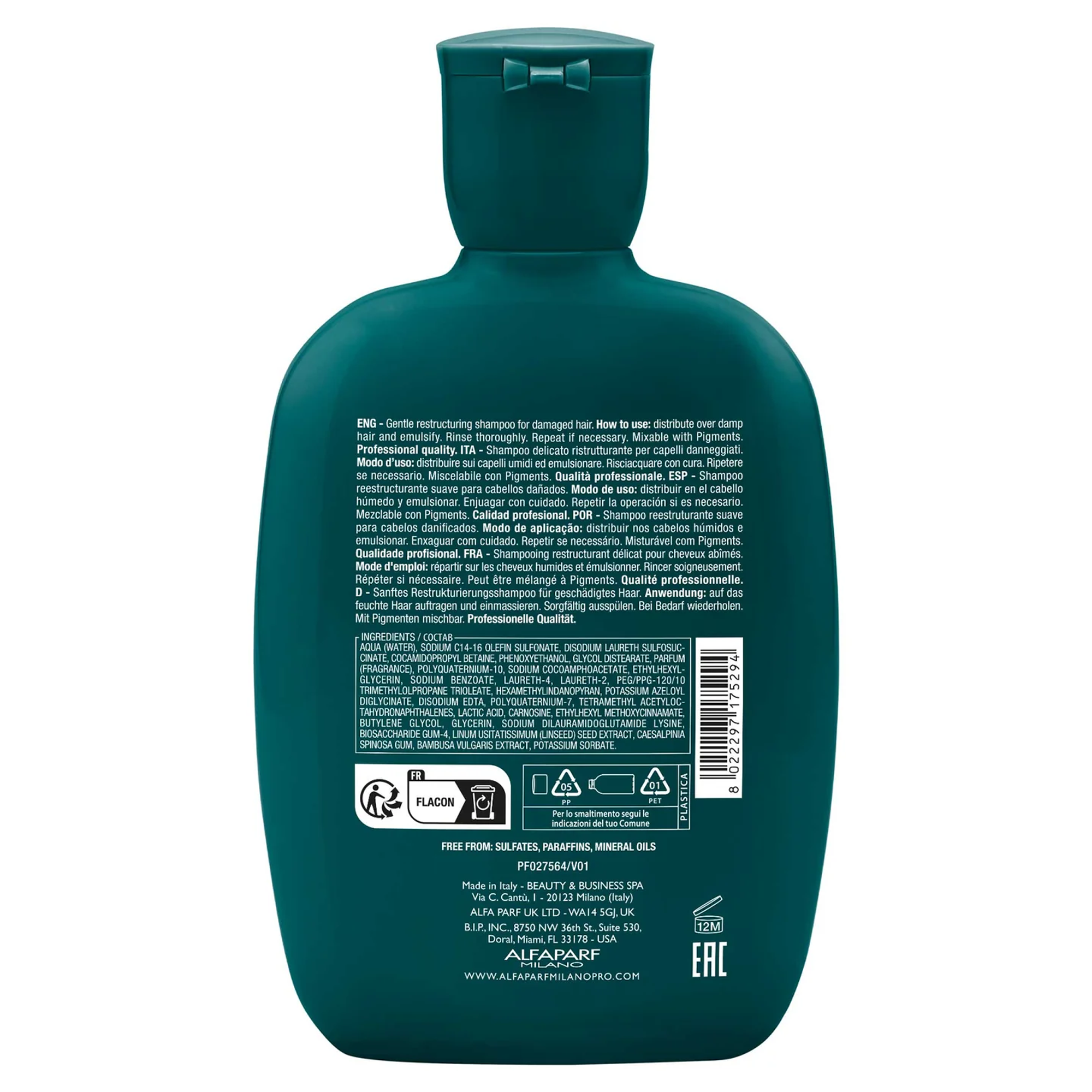 Alfaparf Semi Di Lino Reconstructive Low Shampoo 250 ml - Zayıf saçları güçlendiren, bakım yaparak temizleyen şampuan