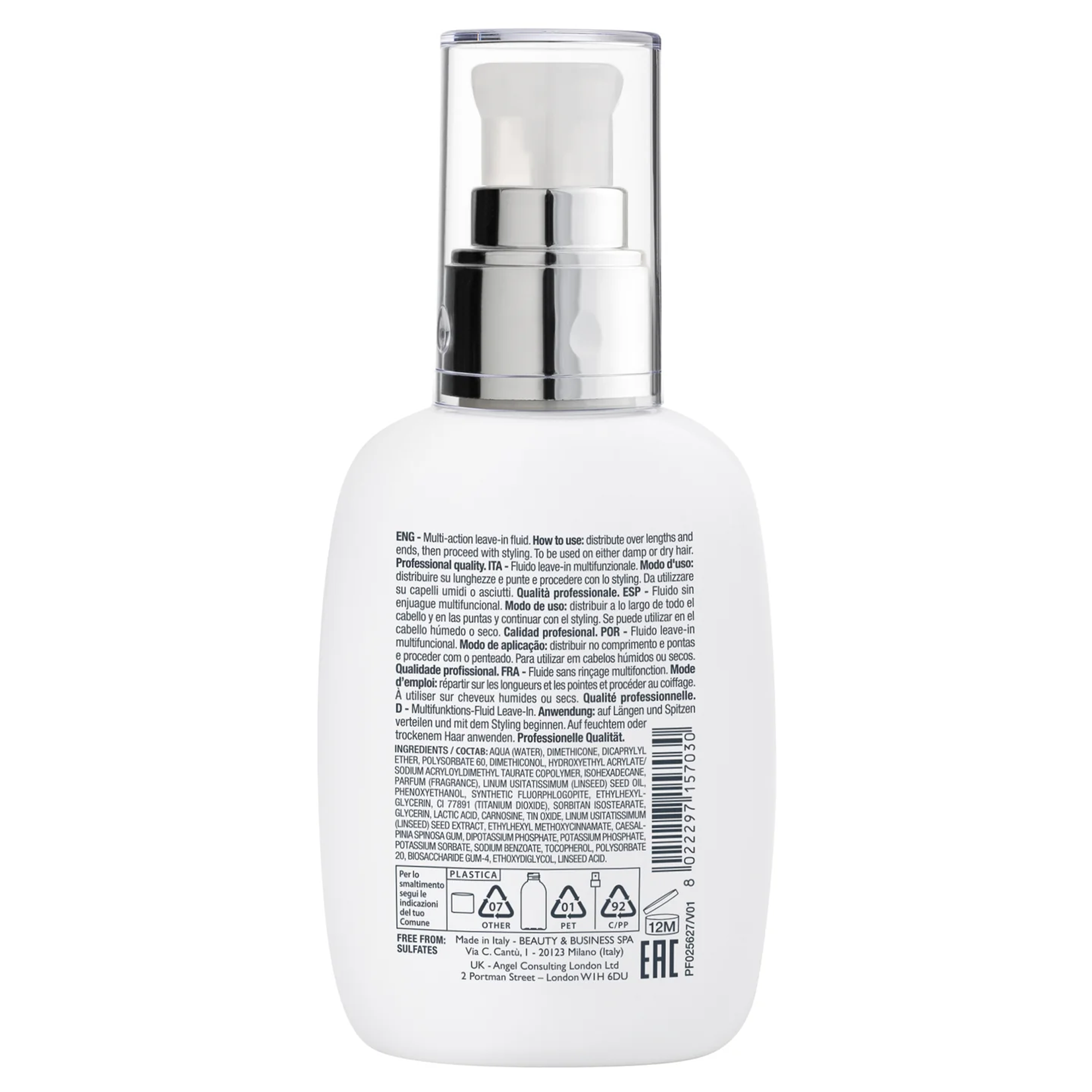 Alfaparf Semi Di Lino Diamond Extraordinary Multipurpose Fluid 125 ml - Çeşitli kullanım alanlarına sahip, ışıltı veren çok amaçlı sıvı