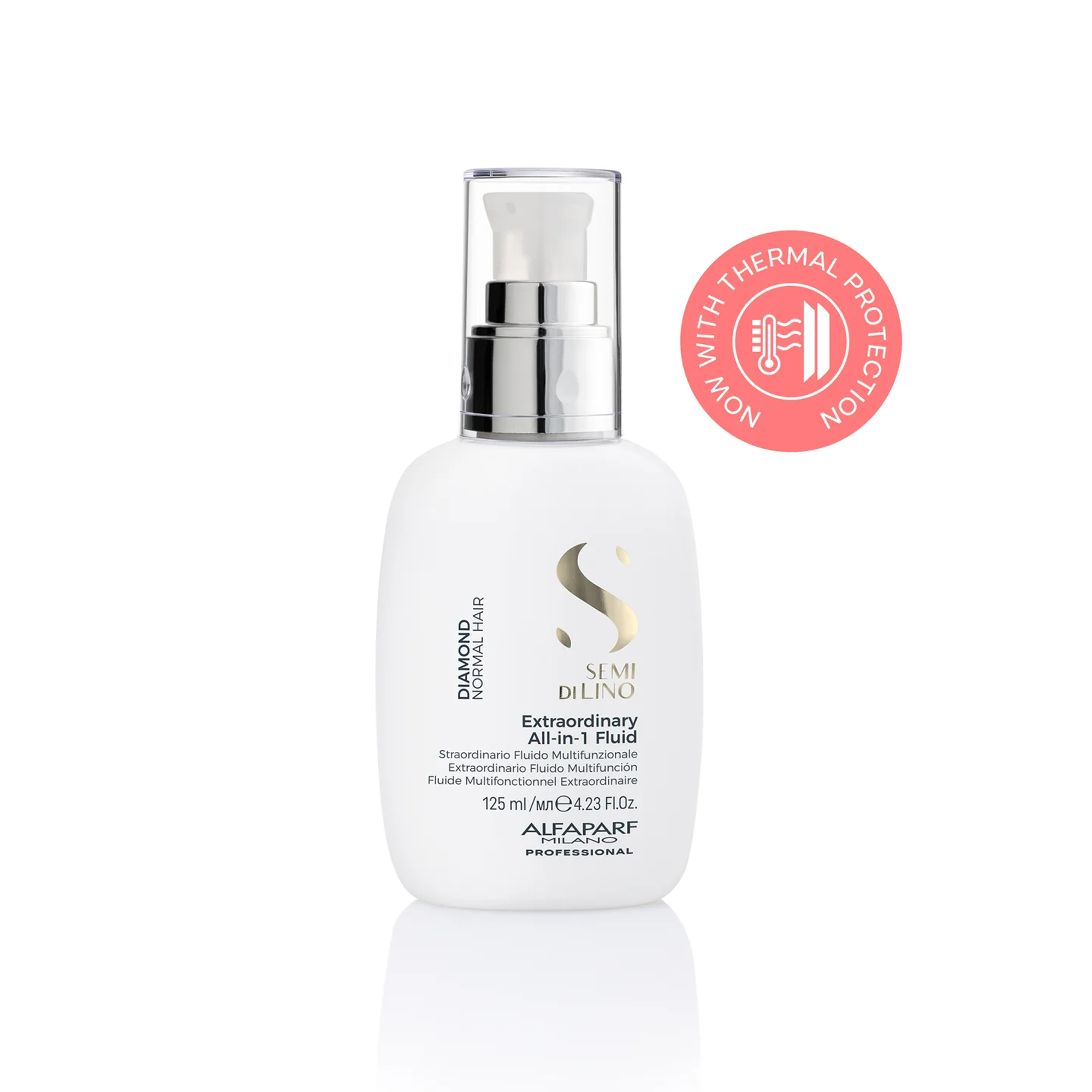 Alfaparf Semi Di Lino Diamond Extraordinary Multipurpose Fluid 125 ml - Işıltı ve bakım sağlayan, saçı besleyen çok amaçlı sıvı