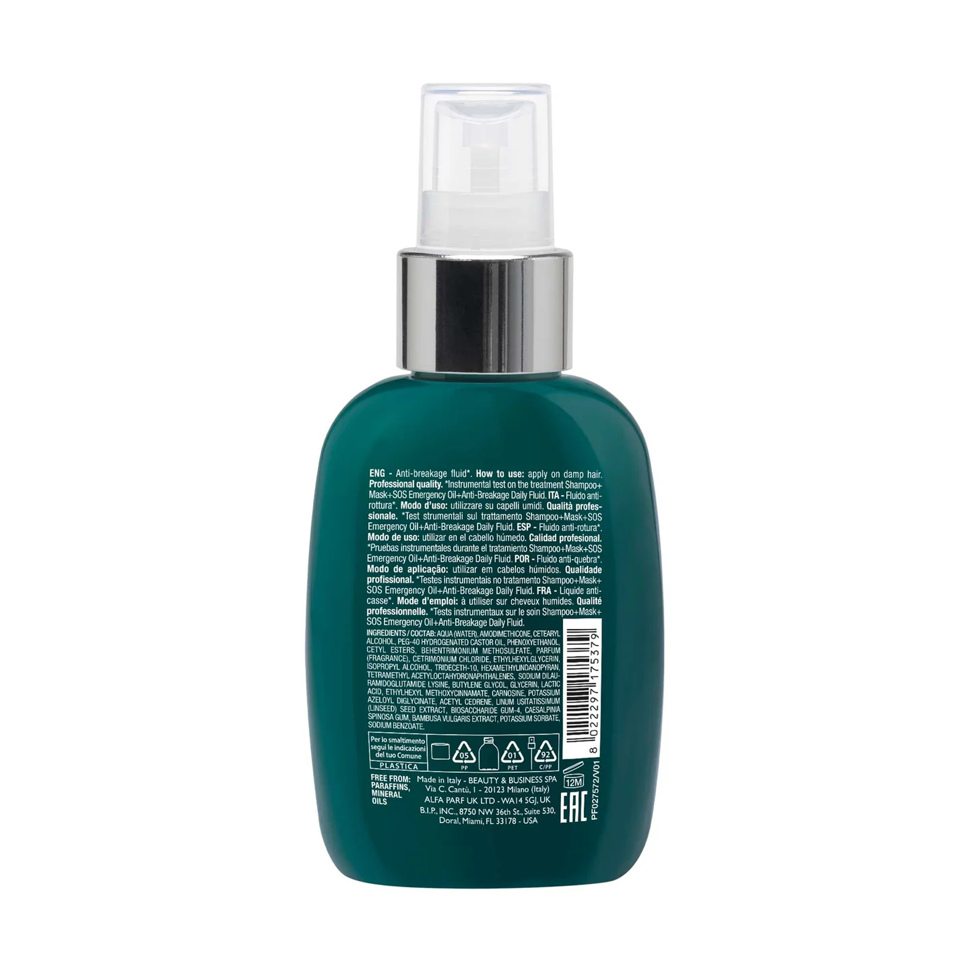 Alfaparf Semi Di Lino Antibreakage Reconstruction Daily Fluid 125 ml - Saç kırılmalarına karşı onarıcı, günlük bakım sıvısı