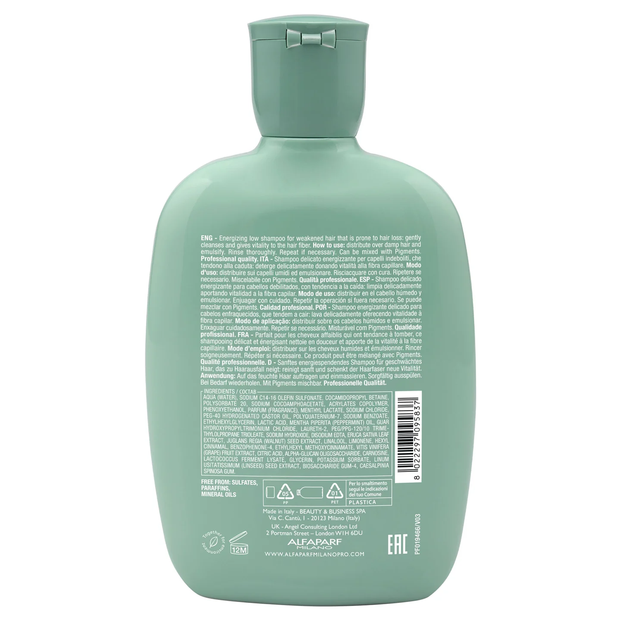 Alfaparf Semi Di Lino Scalp Enerji Veren Şampuan 250 ml - Saç derisini canlandırarak güçlendirici etki sağlarken, nemlendirir