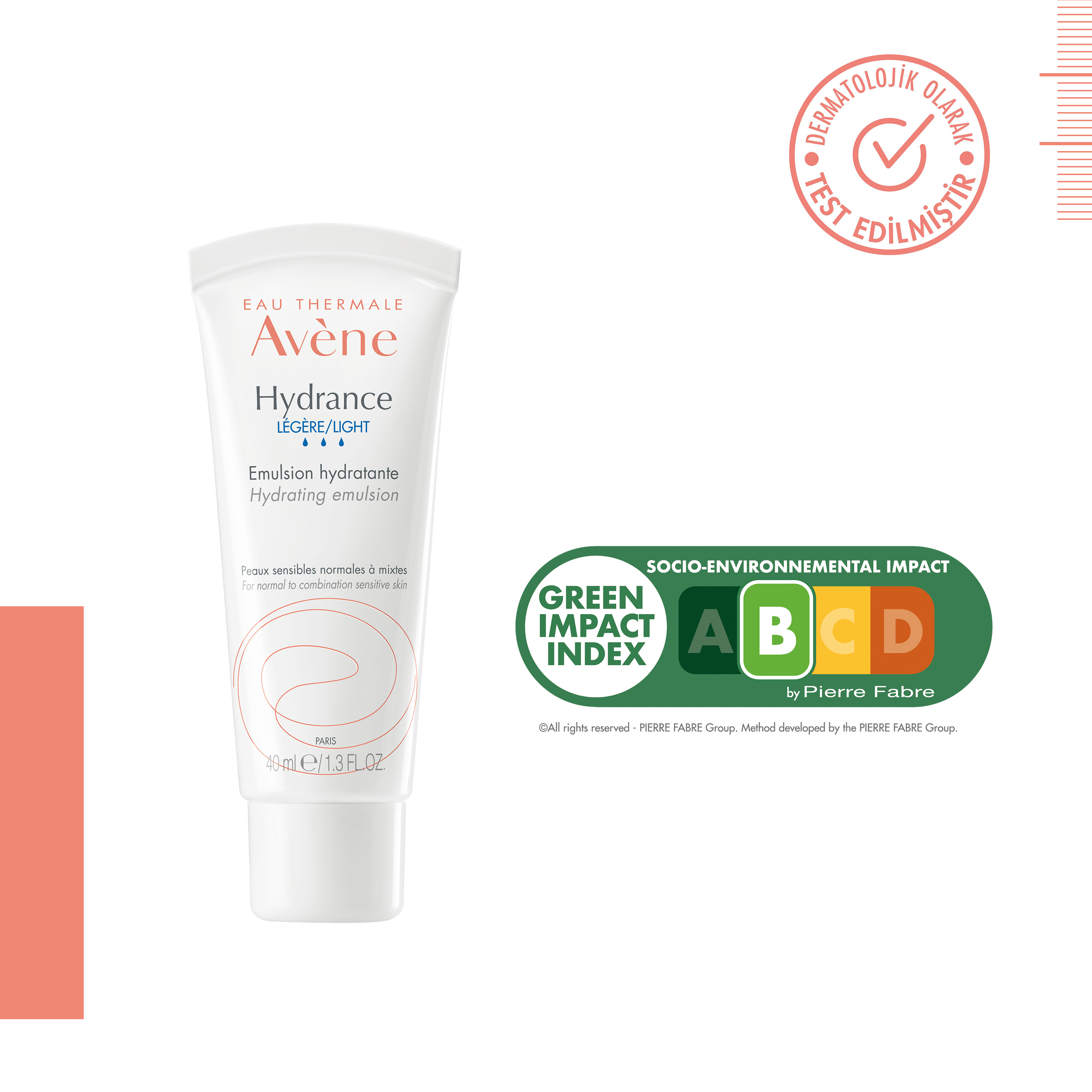 Avene Hydrance Light Hassas ve Karma Ciltler için Nemlendirici Emülsiyon 40 ml - Karma ciltlerin ihtiyacını karşılayan, hafif yapılı nemlendirici ve yatıştırıcı emülsiyon