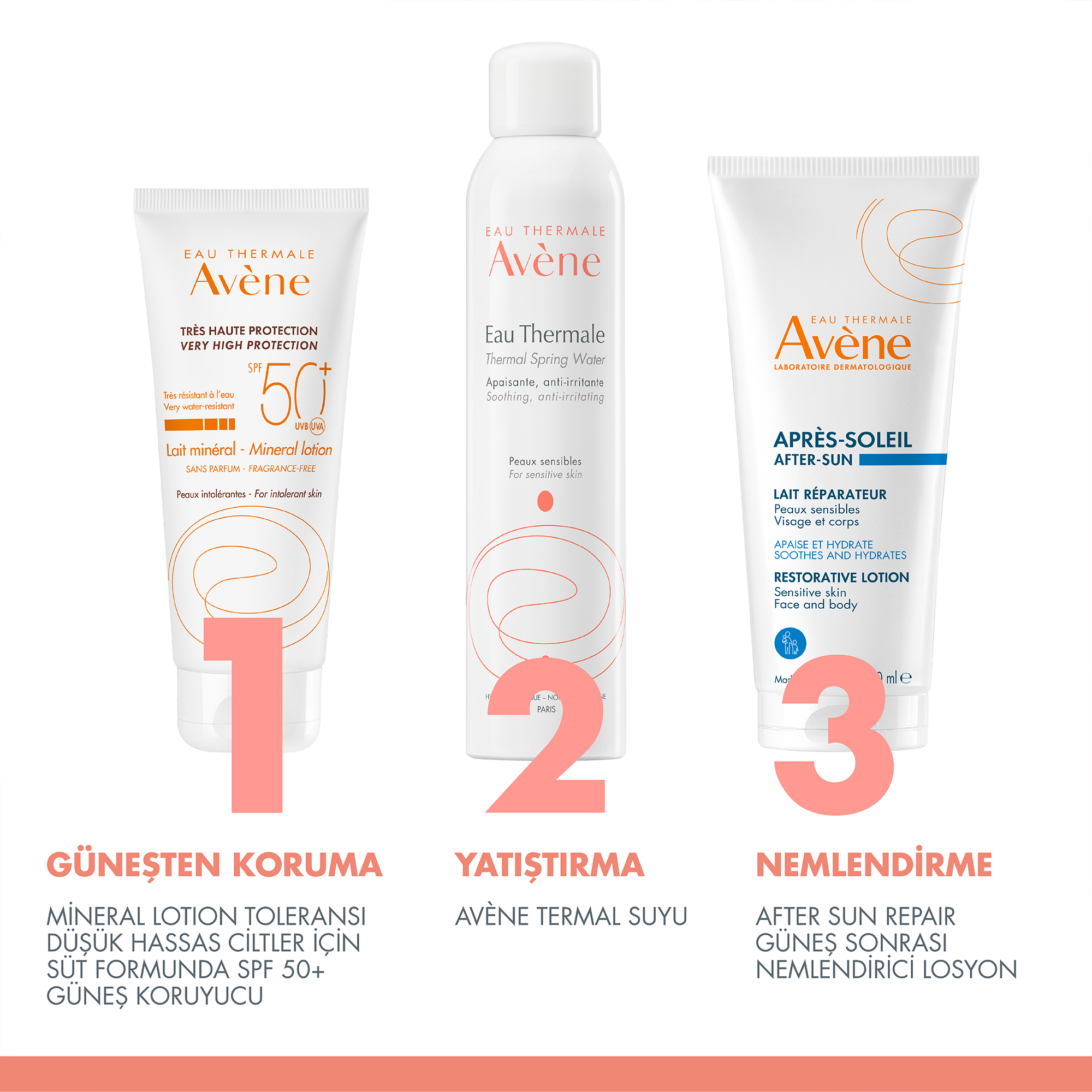 Avene Mineral Lotion Toleransı Düşük Hassas Ciltler için Süt Formunda SPF 50+ Güneş Koruyucu 100 ml - SPF 50+ koruma ile hassas ciltleri güneşin zararlı etkilerinden korur, nazik formülüyle ciltte rahatlık sağlar.