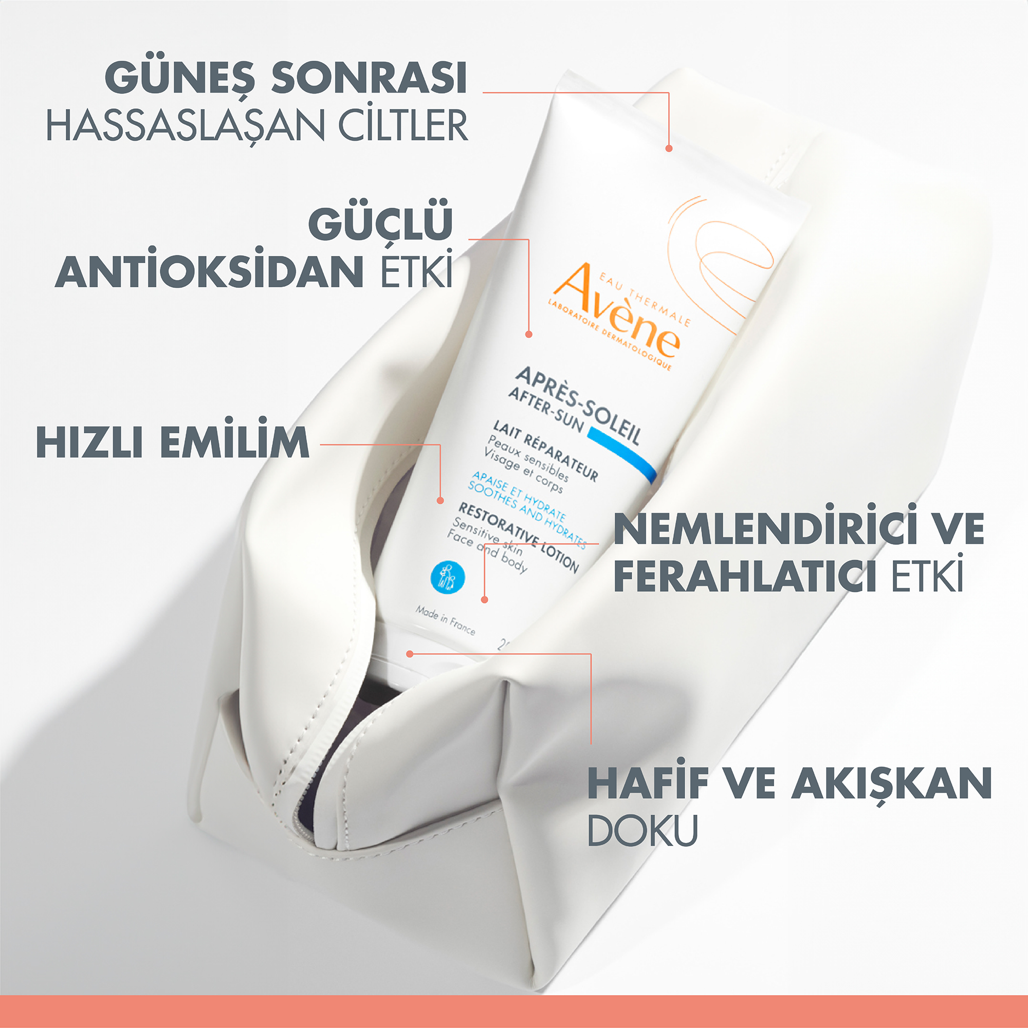 Avene After Sun Repair Güneş Sonrası Nemlendirici Losyon 200 ml - Güneş sonrası kullanım için cildi serinletir ve nemlendirir, cilt rahatlar.