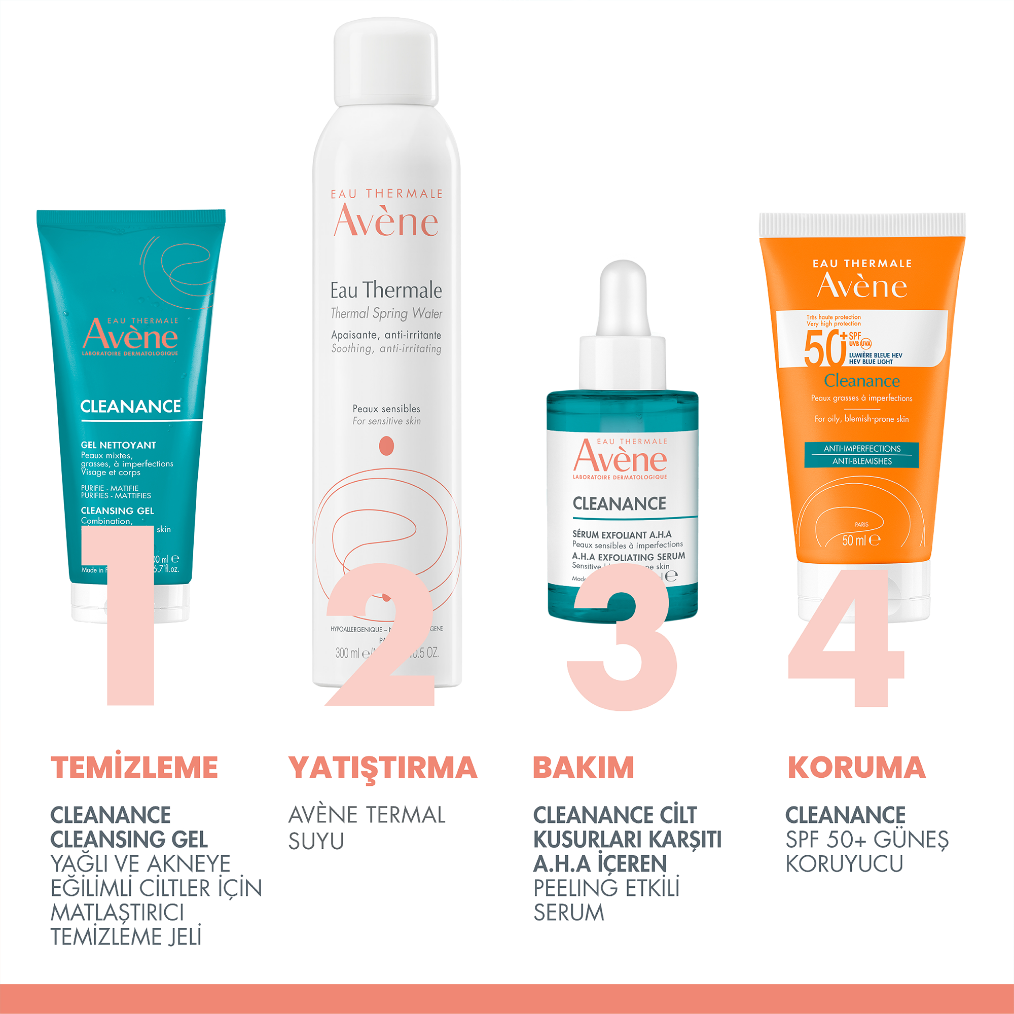 Avene Cleanance Yağlı ve Akneye Eğilimli Ciltler için Matlaştırıcı Temizleme Jeli 200 ml – Yağlı ve akneye eğilimli ciltler için özel formüle edilmiş, 200 ml'lik Avene Cleanance temizleme jeli.