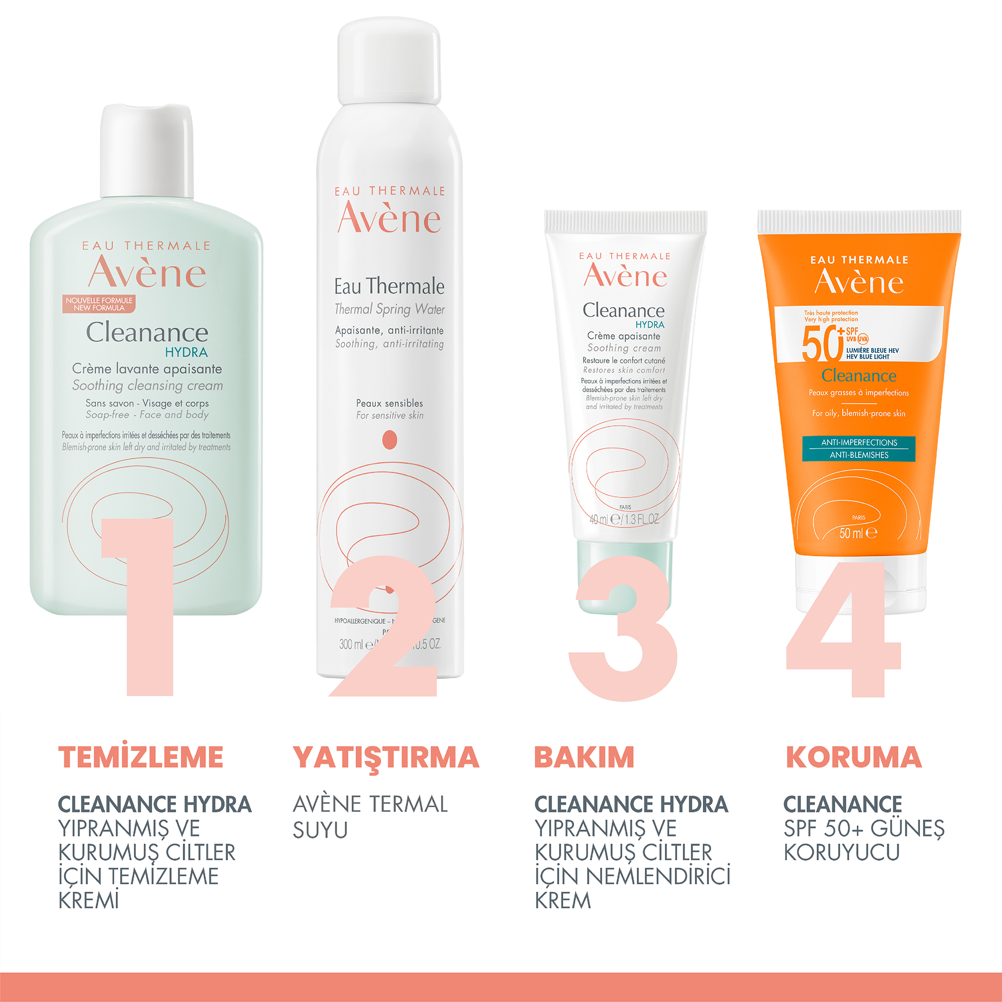 Avene Cleanance Hydra Yıpranmış ve Kurumuş Ciltler için Temizleme Kremi 200 ml – Cildi nazikçe temizlerken nemlendirici etki sağlayan, 200 ml'lik Avene Cleanance Hydra kremi.