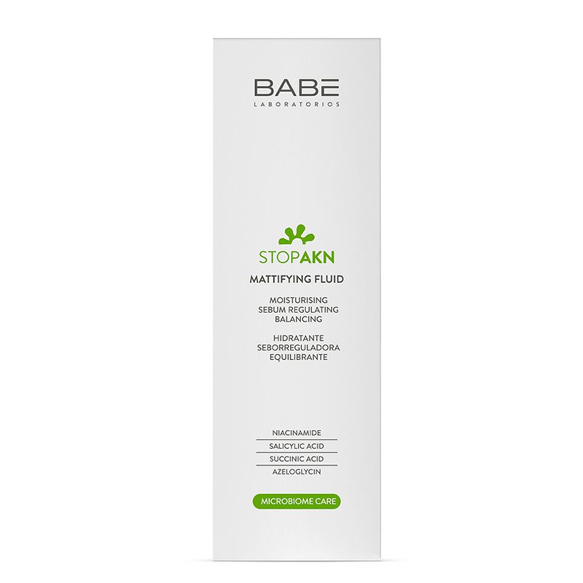 Babe Stop Akn Mattifying Fluid 50 ml - Ciltteki parlamayı kontrol altına alır, cildi ferahlatır ve gün boyu pürüzsüz tutar.