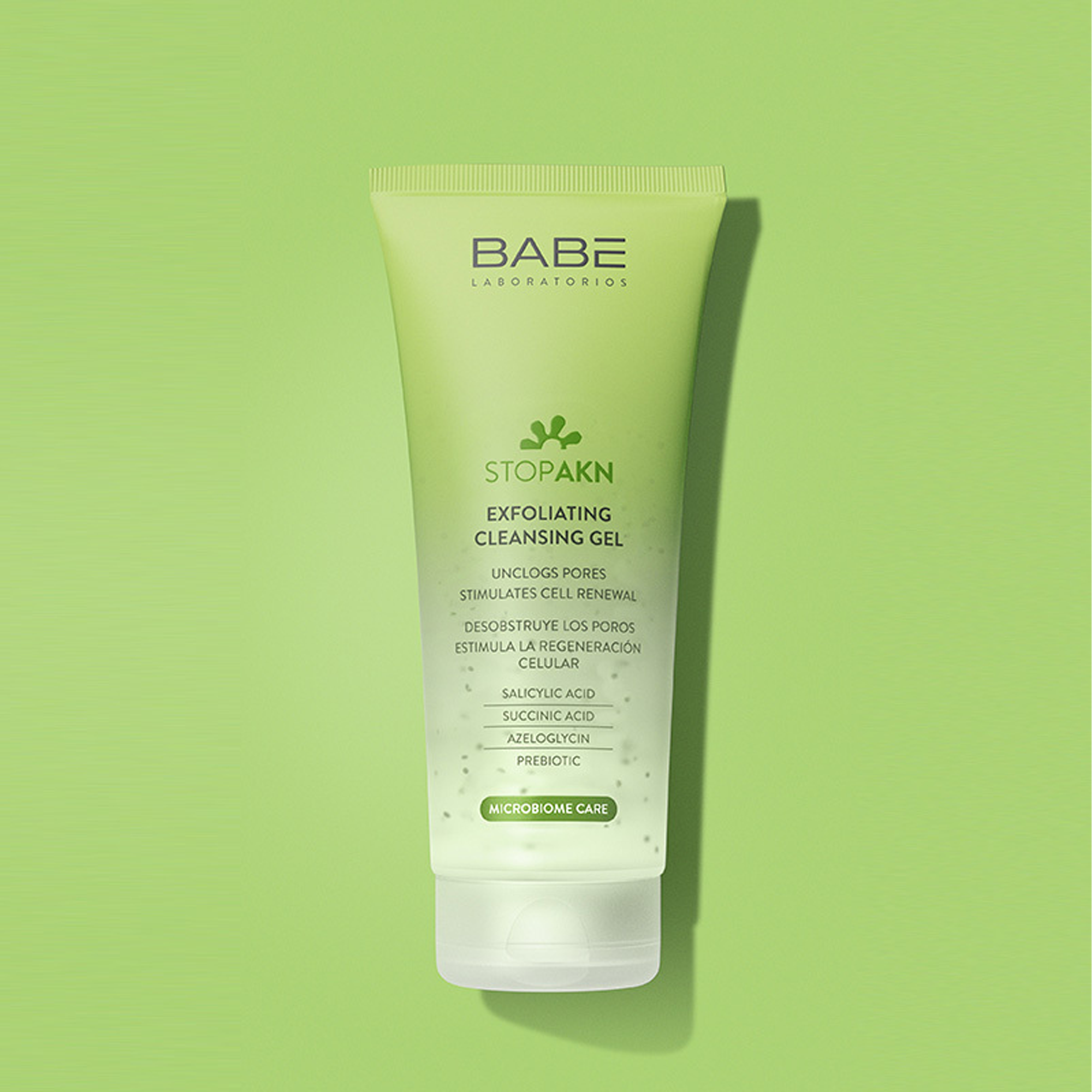 Babe Stop Akn Exfoliating Cleansing Gel 200 ml - Ölü deri hücrelerini arındırır, cildin yenilenmesine yardımcı olur ve sivilce oluşumunu engeller.