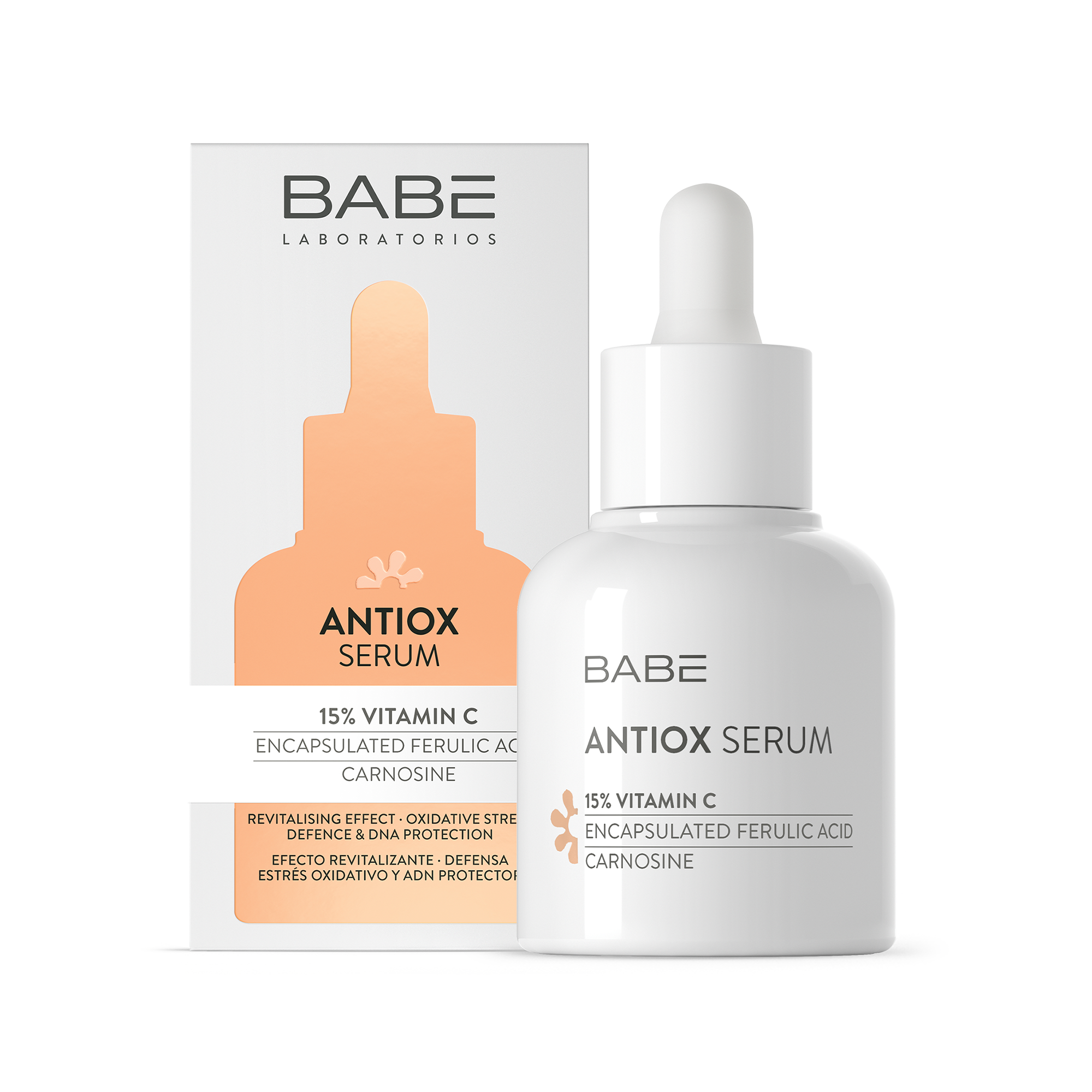 Babe Antiox Vitamin C Serum 30 ml - Ciltteki serbest radikallerle savaşarak cildin genç ve canlı görünmesini sağlayan, C vitamini bakım serum.