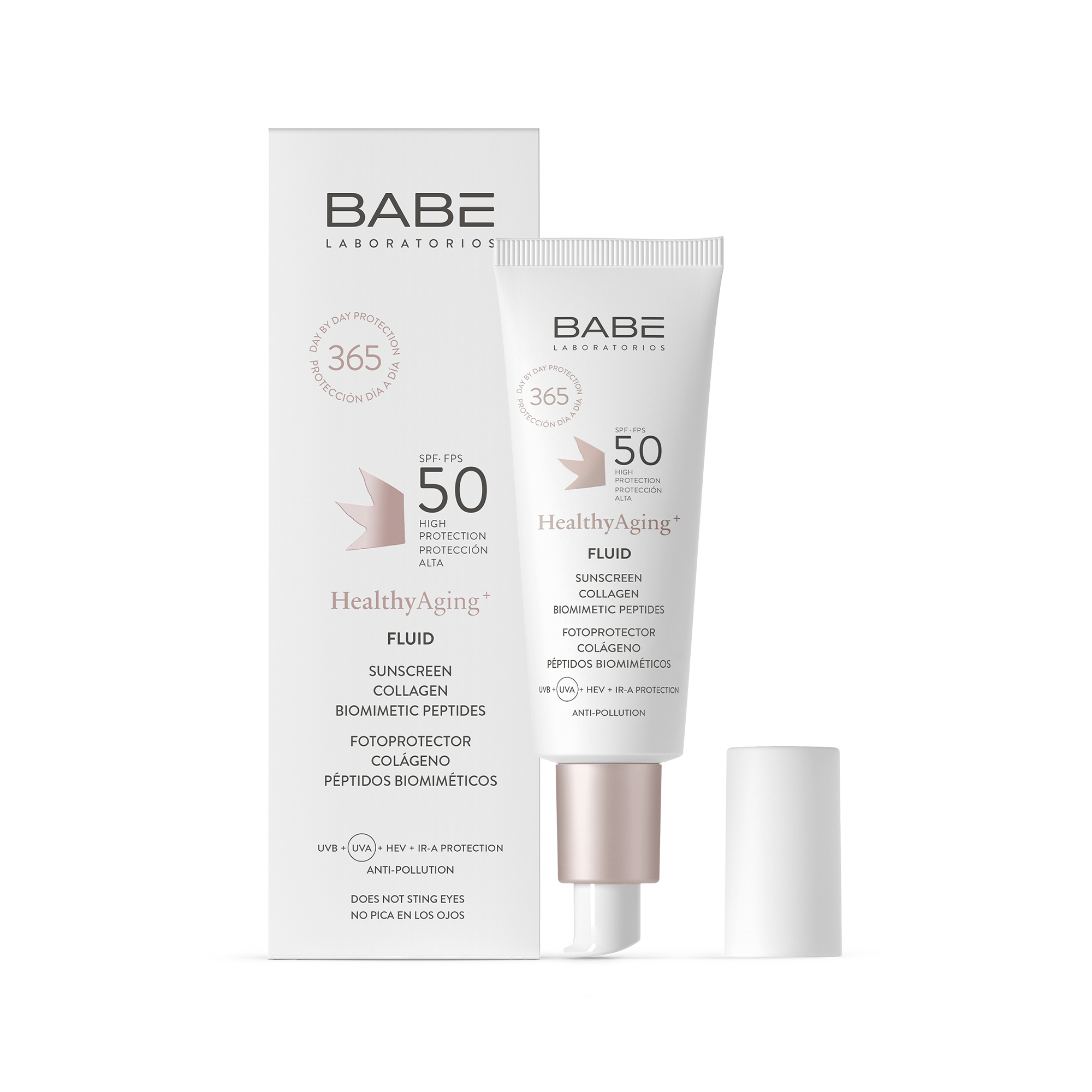 Babe Fluid Healthy Aging Sunscreen Spf50 Güneş Kremi 50 ml - Cildi nemlendirirken UV ışınlarına karşı koruma sağlayan yaşlanma karşıtı formül.