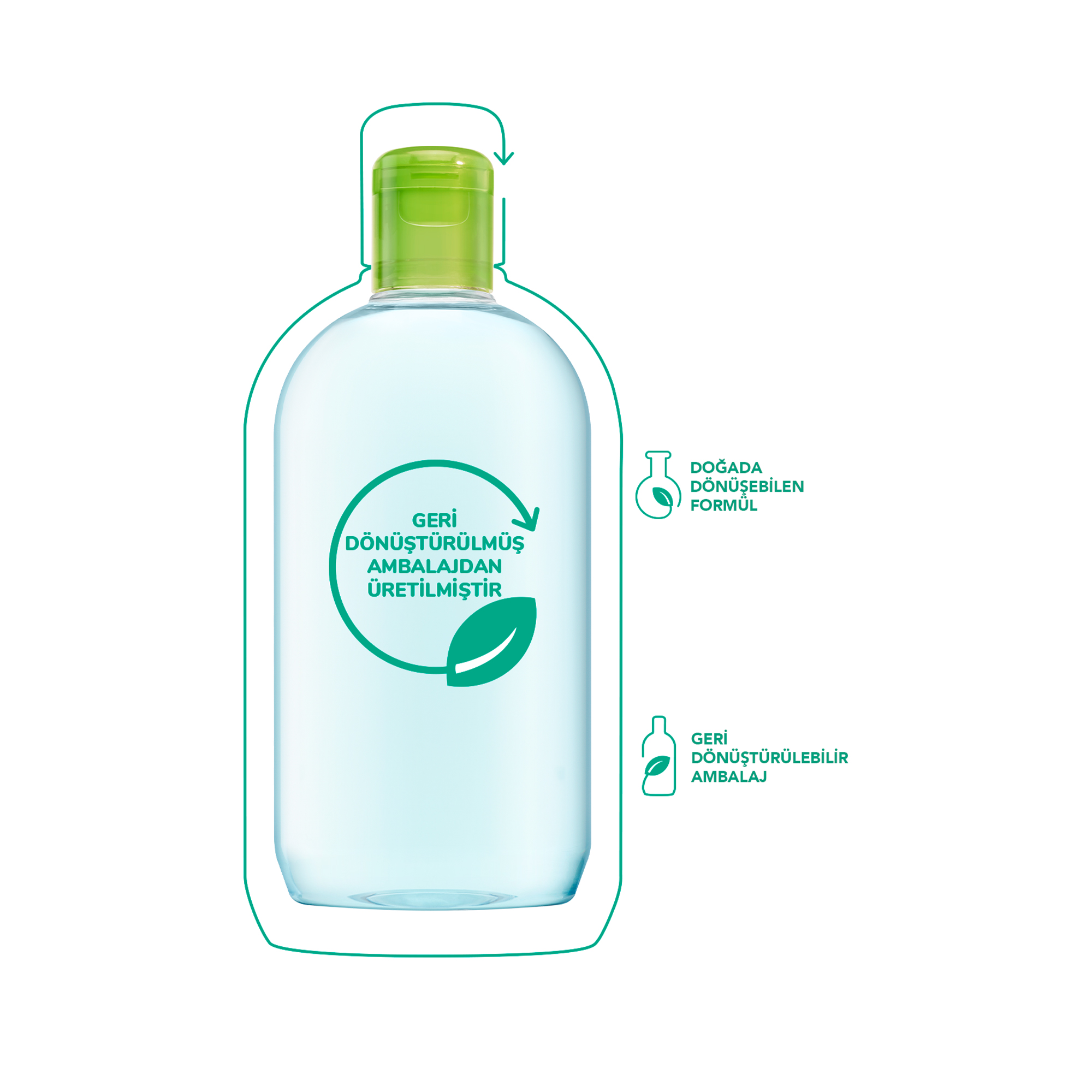 Bioderma Sebium H2O Misel Su 500 ml – Yağlı ve akneye meyilli ciltler için nazikçe temizlik sağlayan, arındırıcı misel su.