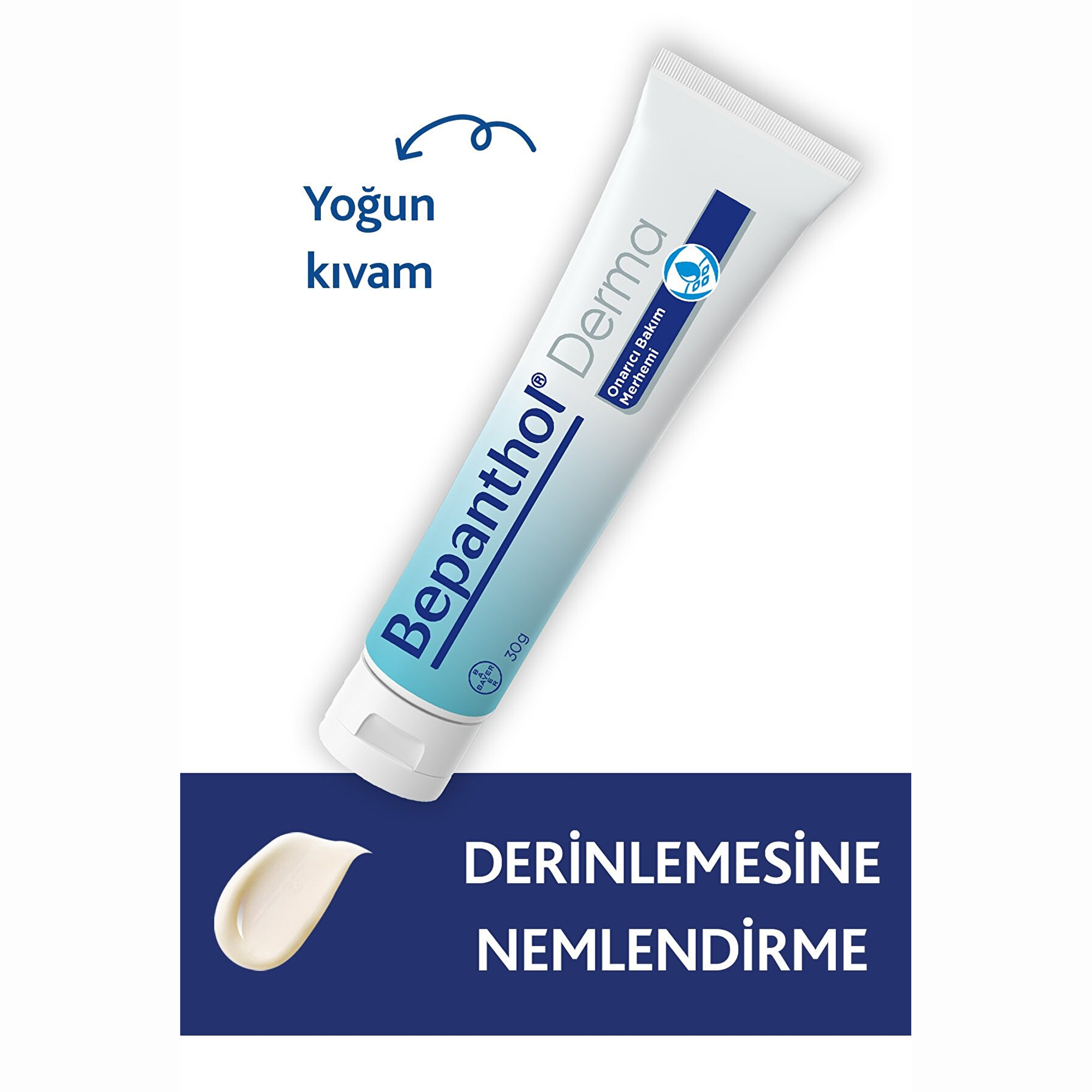 Bepanthol Onarıcı Bakım Merhemi 30 g - Cilt iyileştirici özellikleriyle günlük bakım merhemi