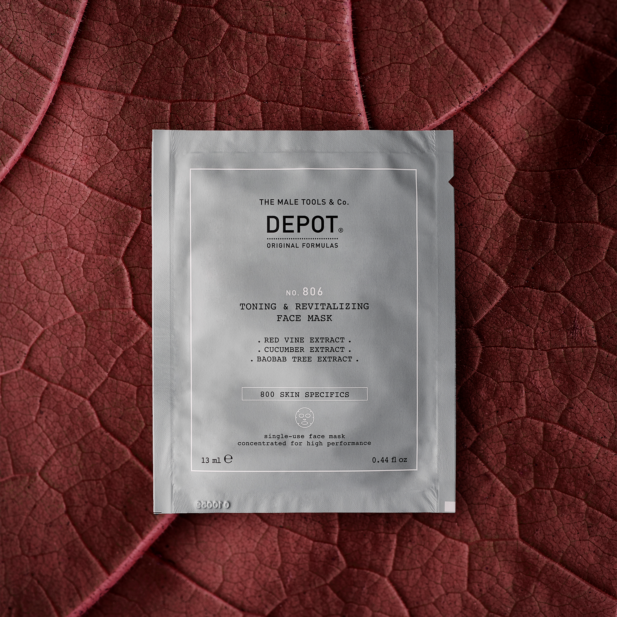 Depot No. 806 Toning & Revitalizing Face Mask 12x13 ml - Yüzdeki yorgunluğu giderip cildi tazeleyen tonik maskesi.