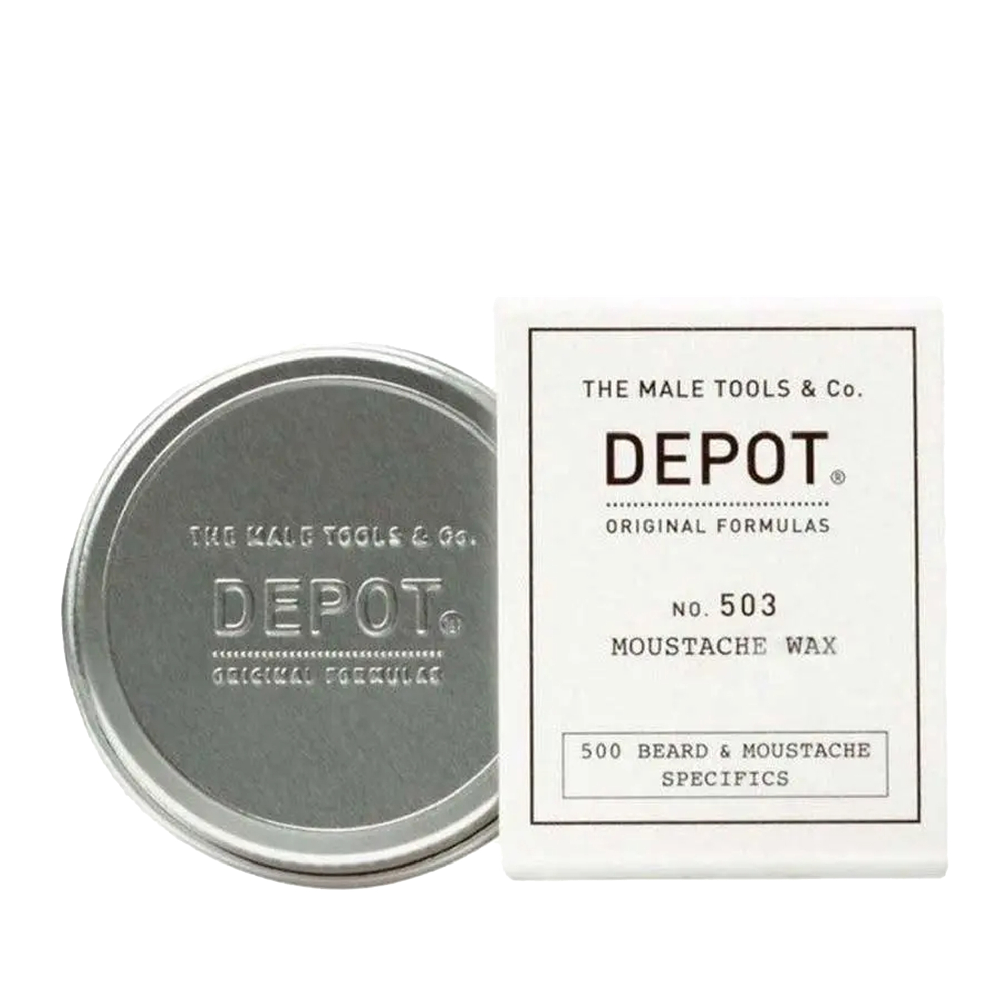 Depot No. 503 Mustache Wax Bıyık Cilası 30 ml – Bıyıkları şekillendirip sabitleyen, doğal içeriklere sahip 30 ml'lik Depot bıyık cilası.