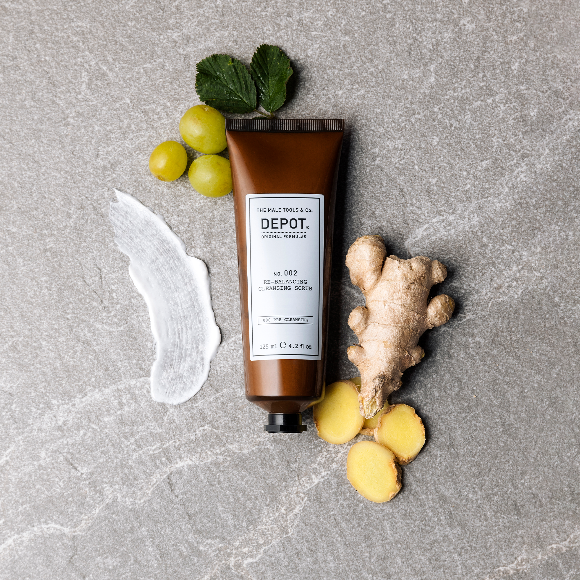 Depot No. 002 Pre-Cleansing Scrub Dengeleyici Peeling 125 ml - Cildi dengeleyen ve arındıran peeling.
