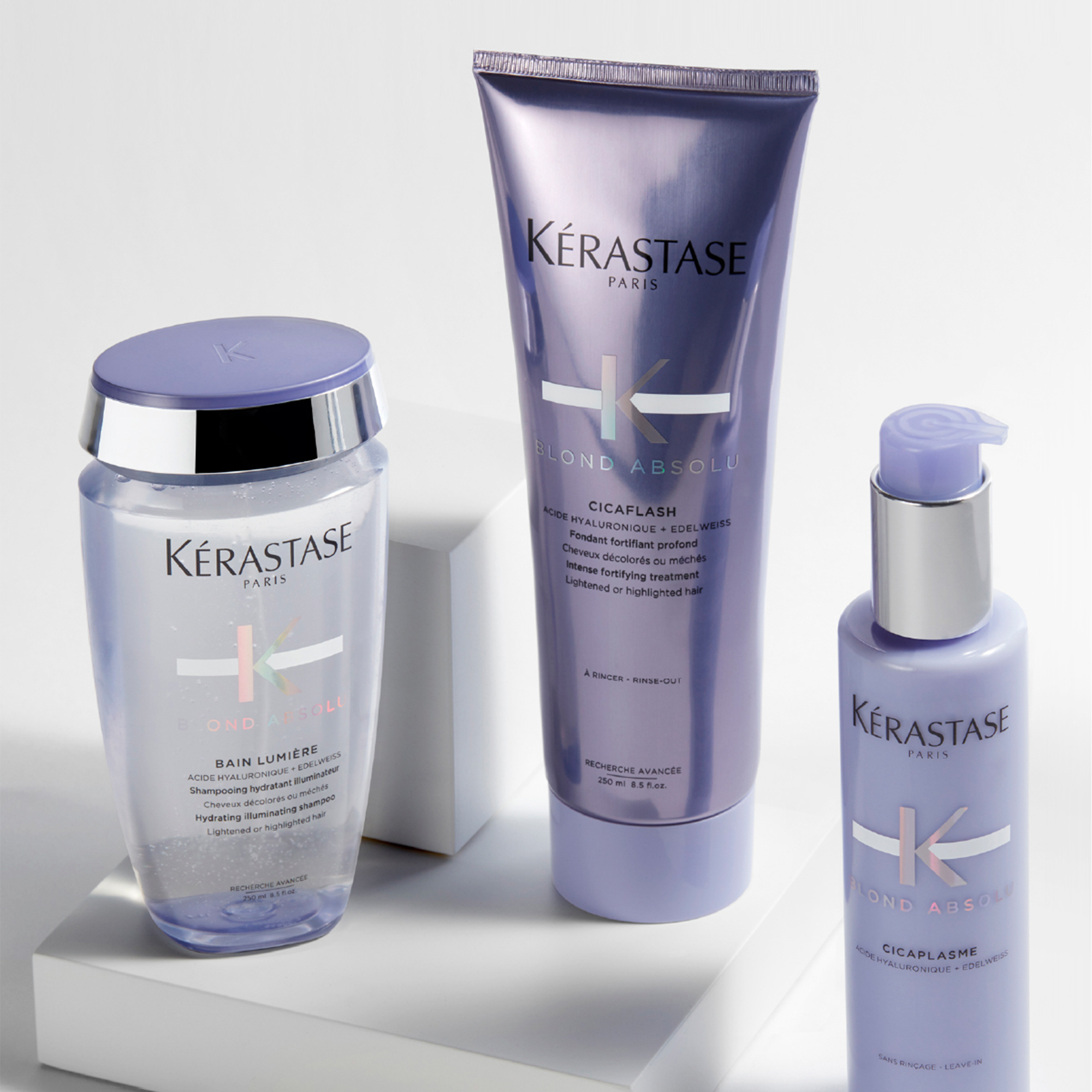 Kerastase Blond Absolu Cicaplasme Sarı Saçlar için Isıya Karşı Koruyucu Bakım Serumu 150 ml - Isı uygulamaları sırasında saçı besleyip koruyarak, saçın pürüzsüz ve parlak olmasını sağlar