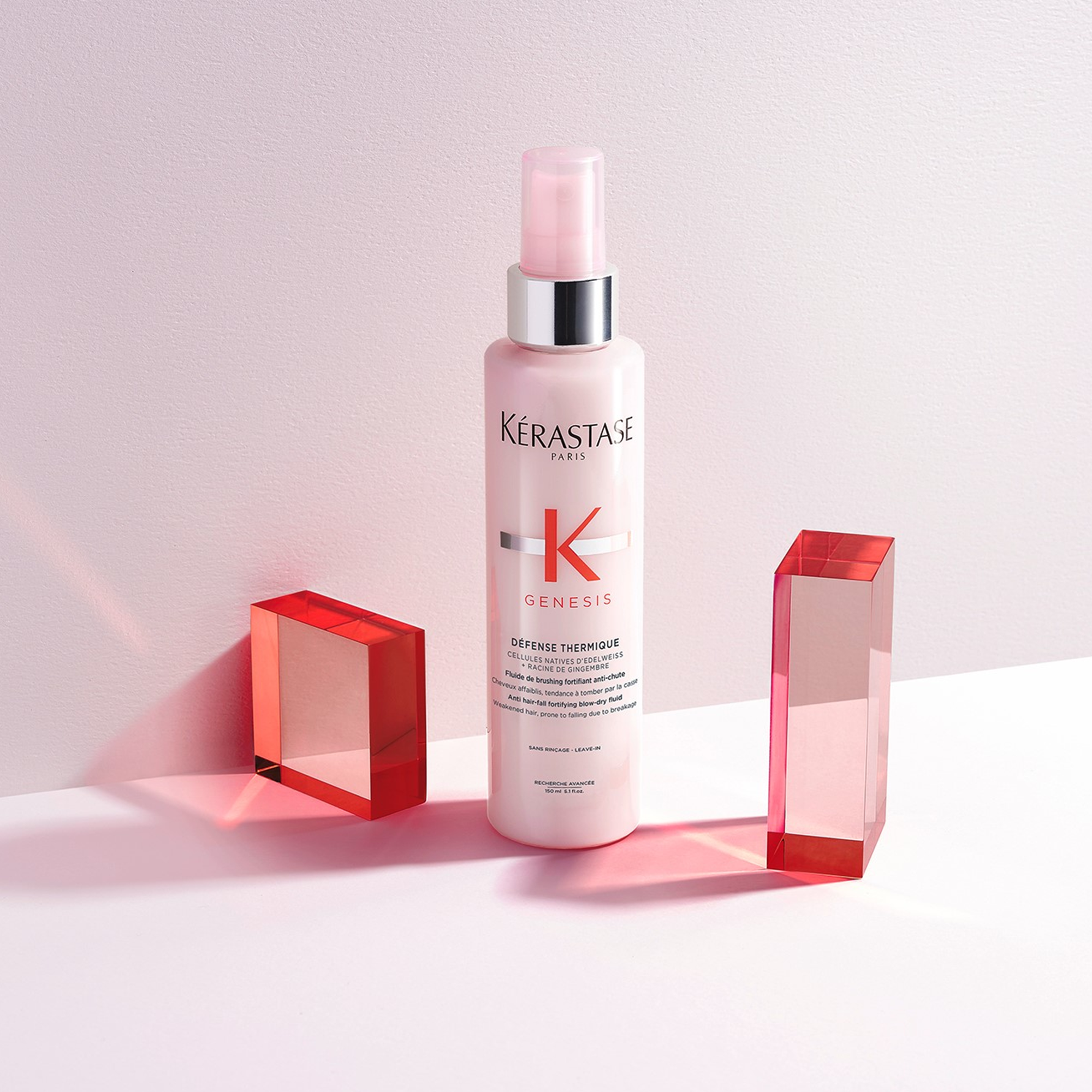 Kerastase Genesis Defense Thermique Dökülme Karşıtı Güçlendirici Isıdan Koruyucu Saç Spreyi 150 ml - Fön öncesi koruma ve yumuşaklık sağlayan Kerastase ısı koruyucu spreyi görseli