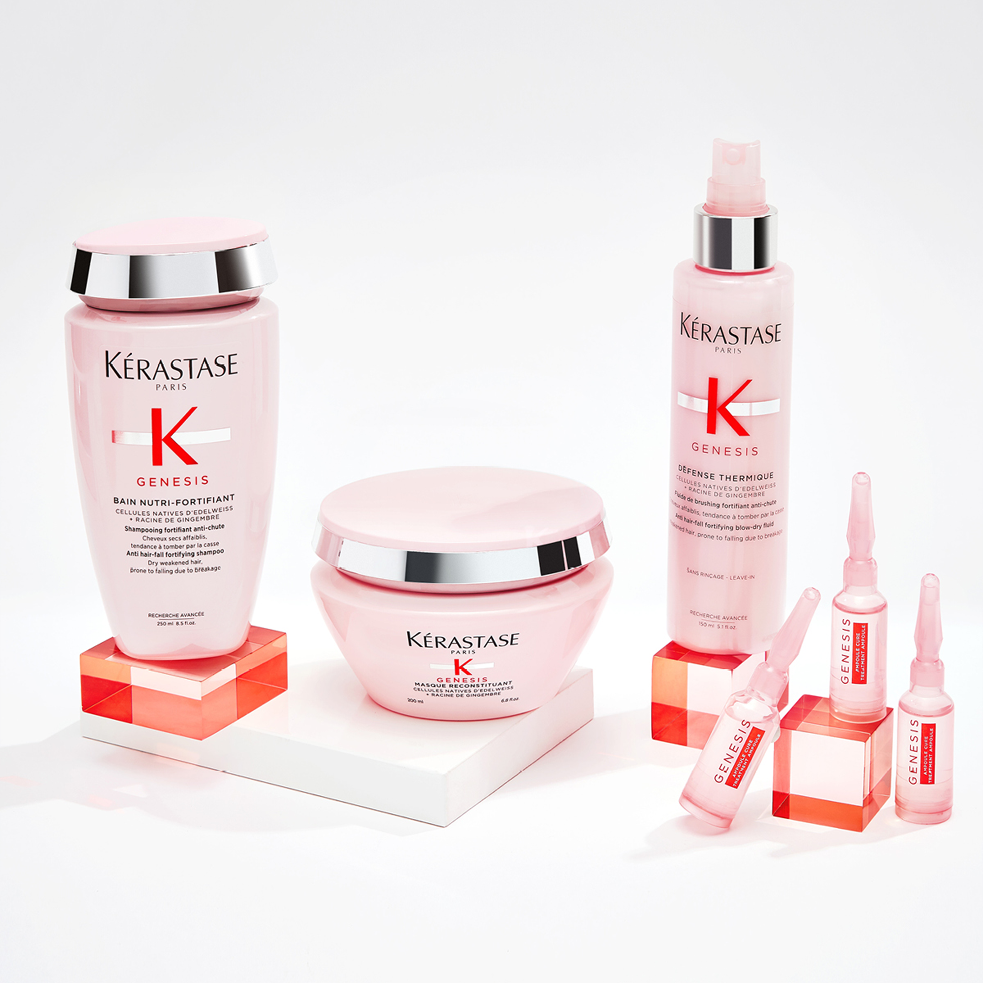 Kerastase Genesis Defense Thermique Dökülme Karşıtı Güçlendirici Isıdan Koruyucu Saç Spreyi 150 ml - Saç tellerini güçlendirerek dökülmeye karşı savunma sağlayan sprey görseli