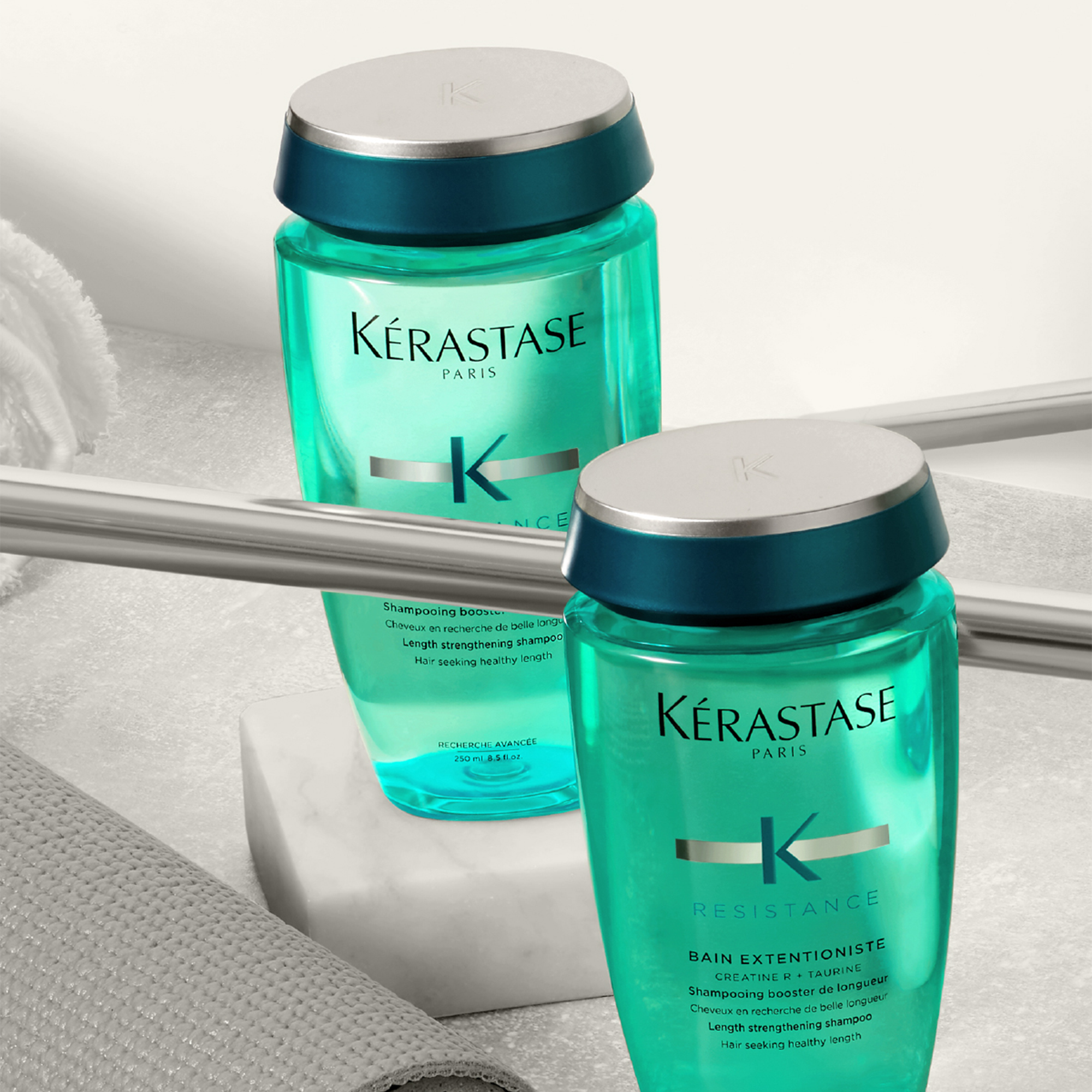 Kerastase Resistance Extentioniste Bain Extentioniste Daha Sağlıklı Uzayan Güçlü Saçlar İçin Onarıcı Şampuan 250 ml - Kökten Uca Güçlü ve Sağlıklı Görünümlü Saçlar İçin Onarıcı Formül