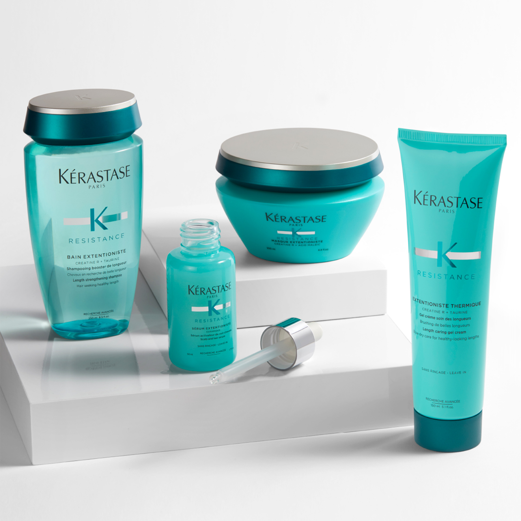 Kerastase Resistance Extentioniste Bain Extentioniste Daha Sağlıklı Uzayan Güçlü Saçlar İçin Onarıcı Şampuan 250 ml - Yıpranmış Saçları Hedef Alarak Güçlü ve Sağlıklı Uzamasını Sağlayan Profesyonel Şampuan