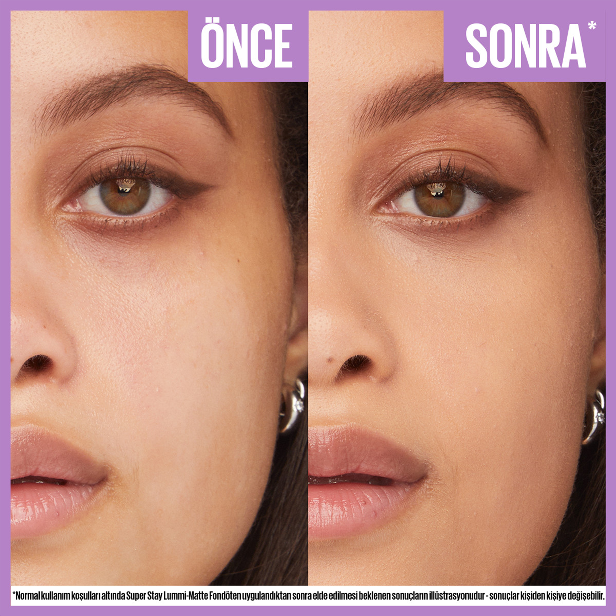 Maybelline New York Super Stay Lumi Matte Fondöten 129 - Cildinizi doğal bir şekilde aydınlatırken mat bitiş sağlar.