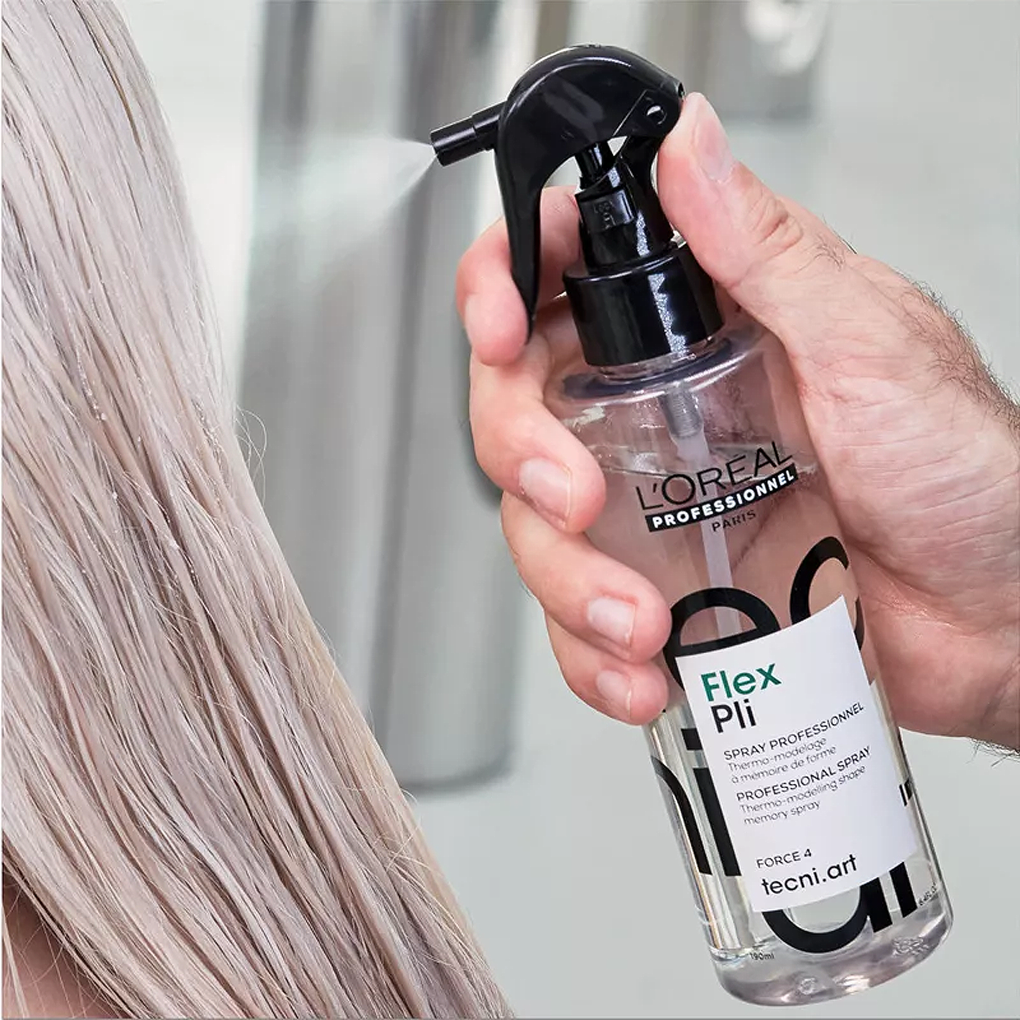 Loreal Professionnel Paris Tecni Art PLI Isı ile Şekillendirme Spreyi 190 ml - Saçta uzun süre kalıcı şekil ve hacim sağlayan ısıya karşı koruyucu sprey