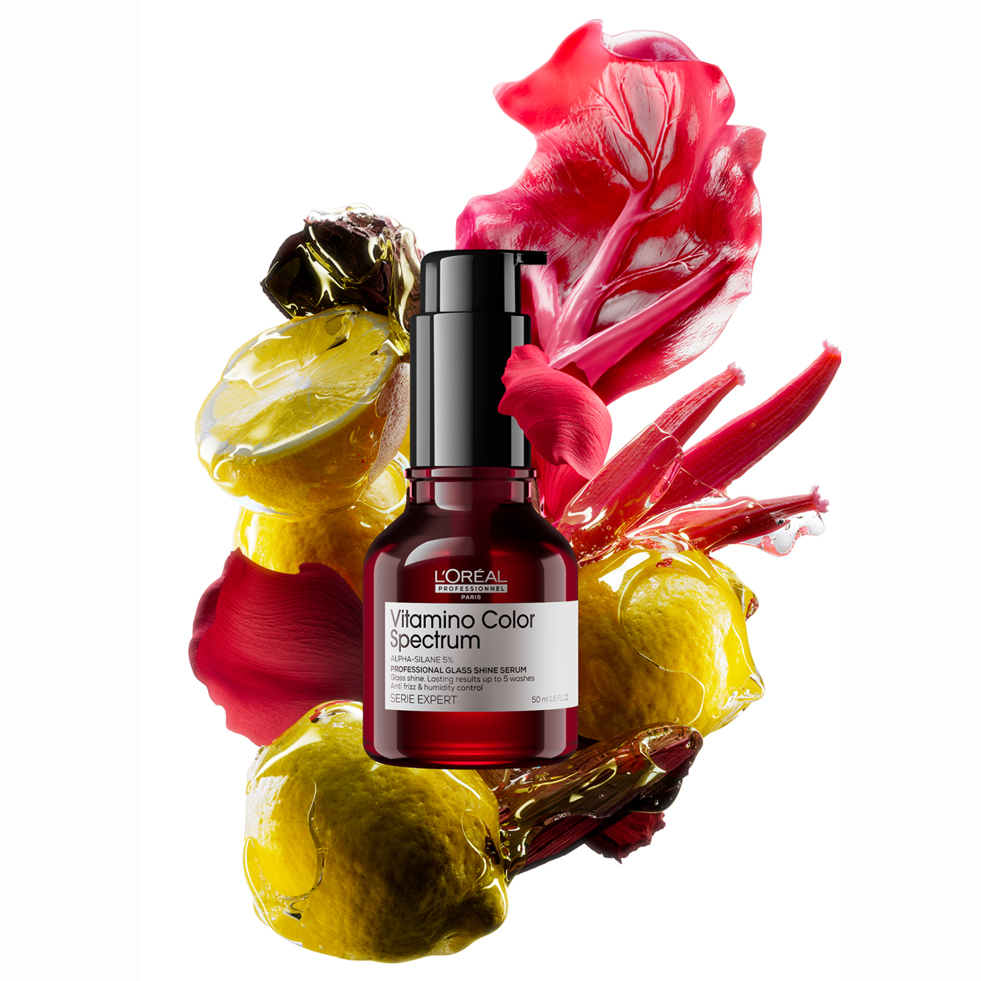 Loreal Professionnel Paris Serie Expert Vitamino Color Spectrum Cam Parlaklığı Görünümü Kazandıran Serum 30 ml - Parlaklığı arttırırken saçı nemlendirir ve yumuşatır.