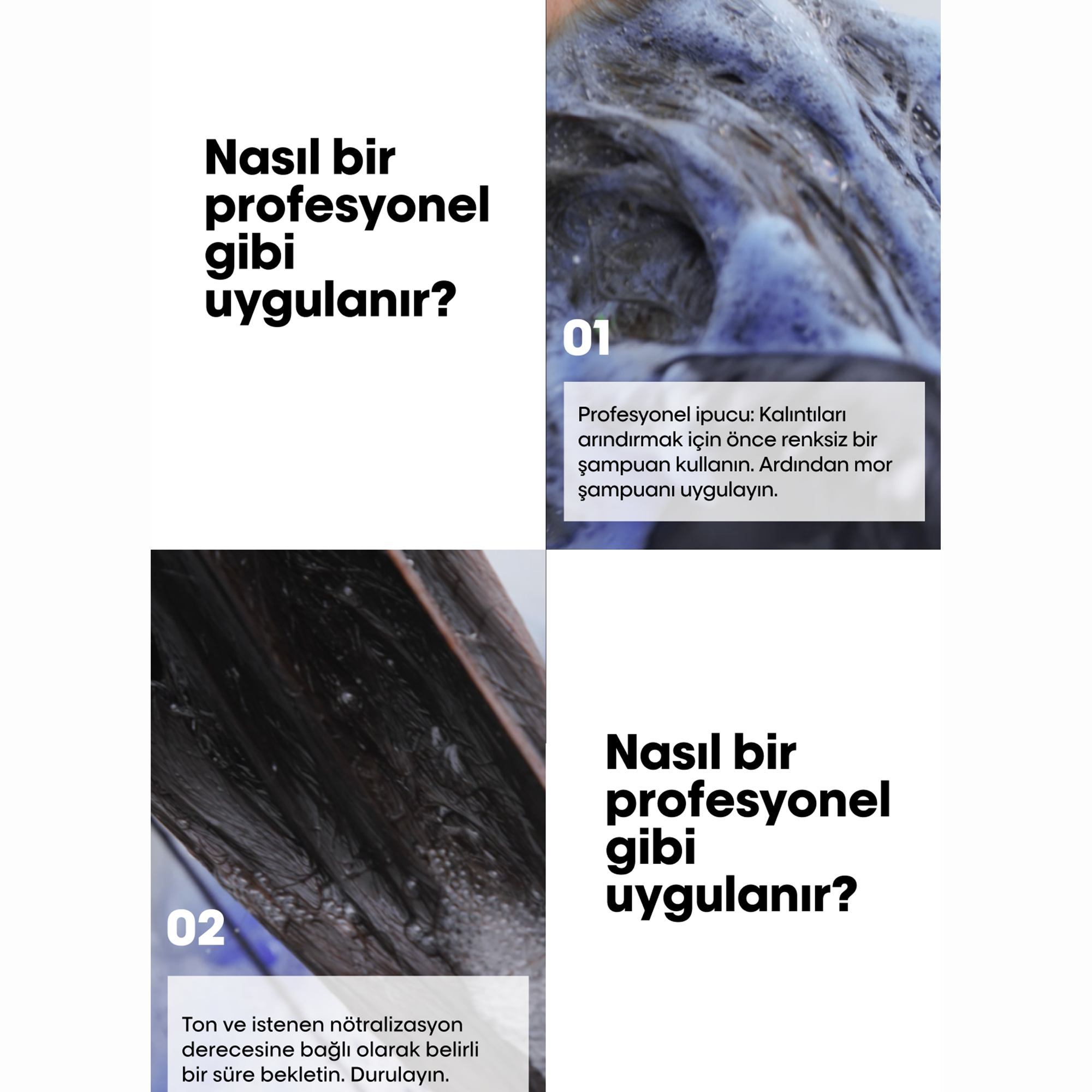 Loreal Professionnel Paris Serie Expert Vitamino Color Spectrum Sarı Saçlar İçin Sarı Tonlarını Nötralize Edici Mor Şampuan 300 ml - Boyalı sarı saçları soğuk tonlarda tutar, sararmayı önler ve uzun süreli parlaklık sağlar.