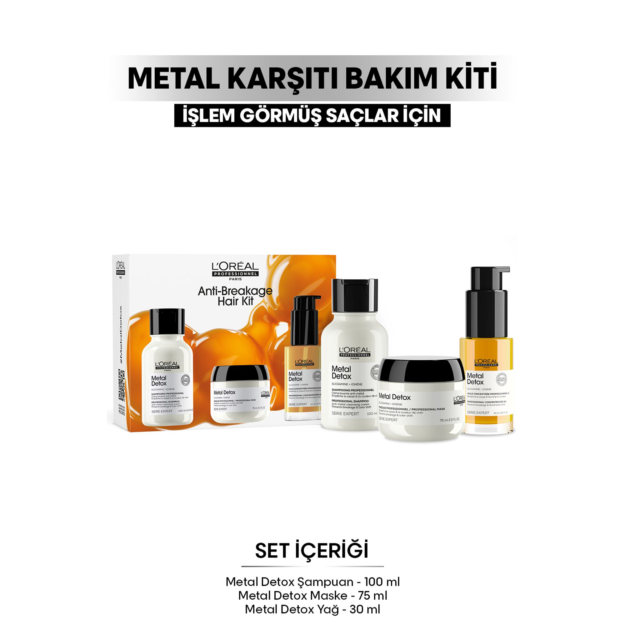 Loreal Professionnel Paris Serie Expert Metal Detox Mini Trio Kit