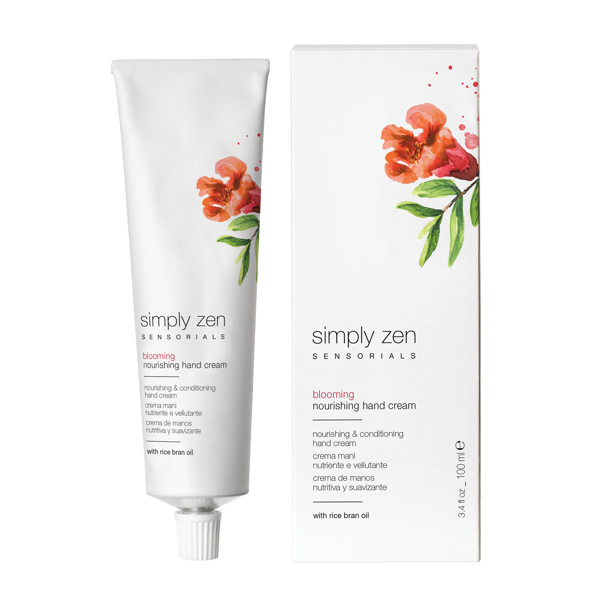 Simply Zen Blooming El Kremi 100 ml - Cildi nemlendirip yumuşatan zarif çiçek kokulu el kremi.
